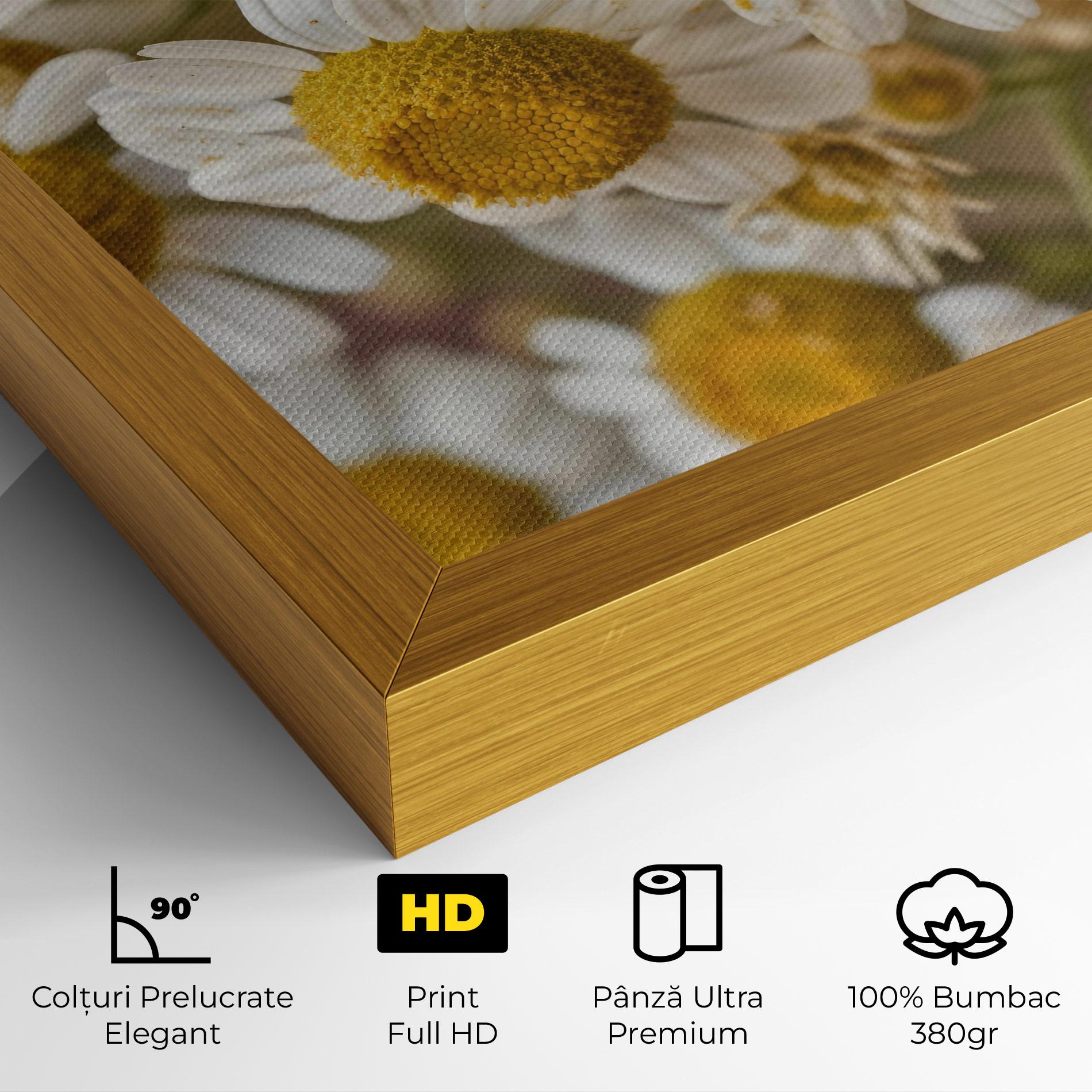 Tablou Canvas Daisy Wall mockup 4