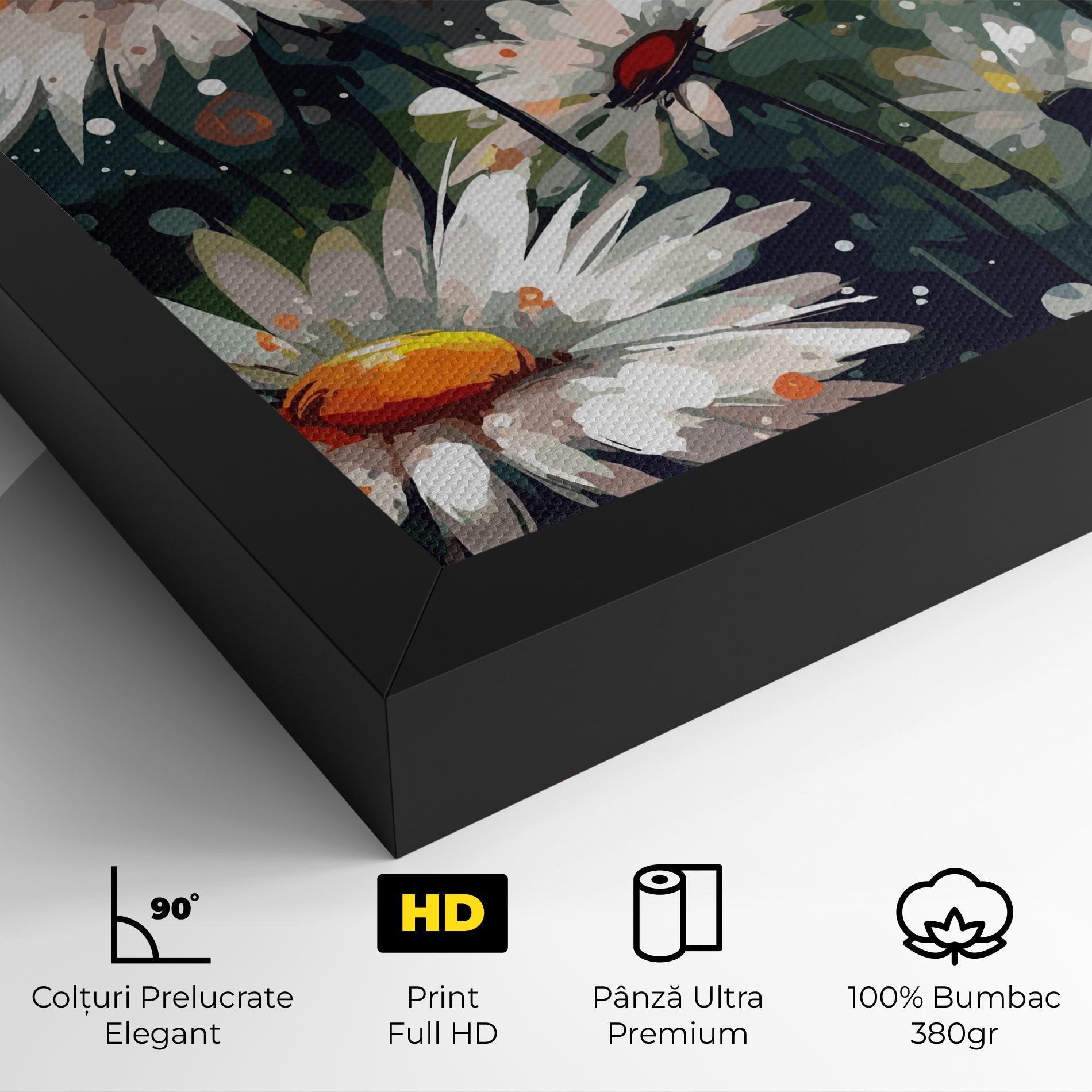 Tablou Canvas Daisy Art mockup 4