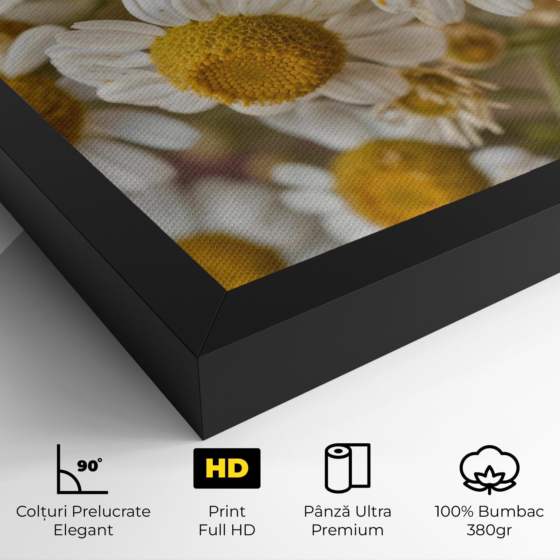 Tablou Canvas Daisy Wall mockup 4