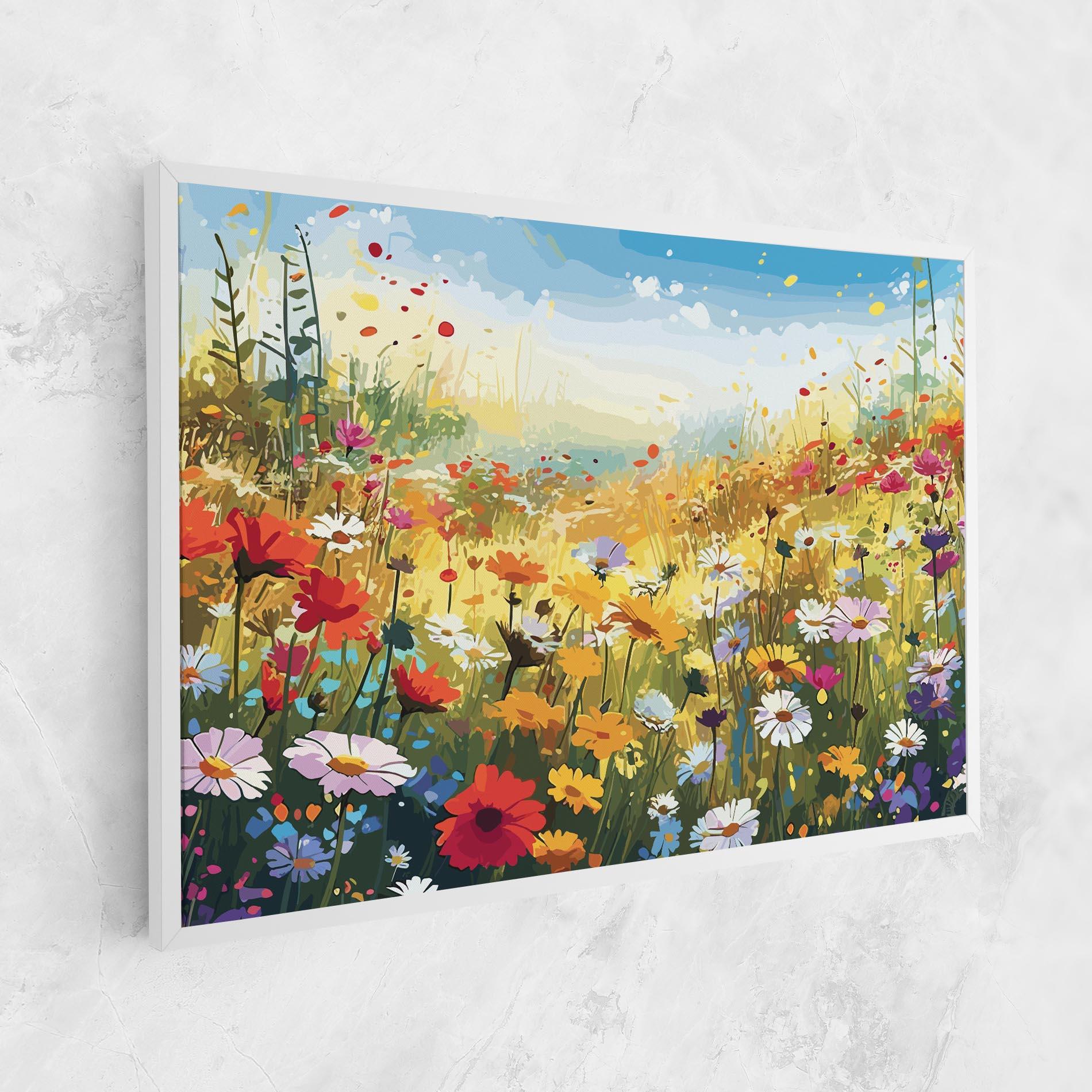 Tablou Canvas Colorful Daisy Mix mockup 1