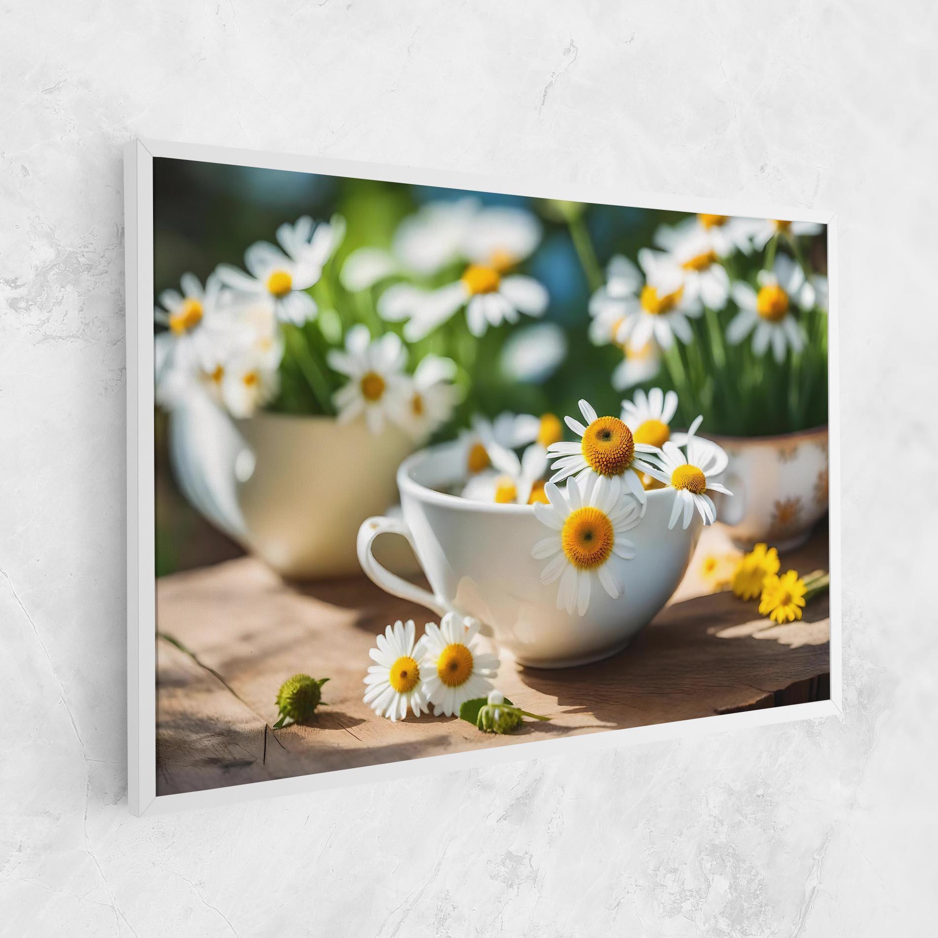 Tablou Canvas Daisies In A Cup mockup 1
