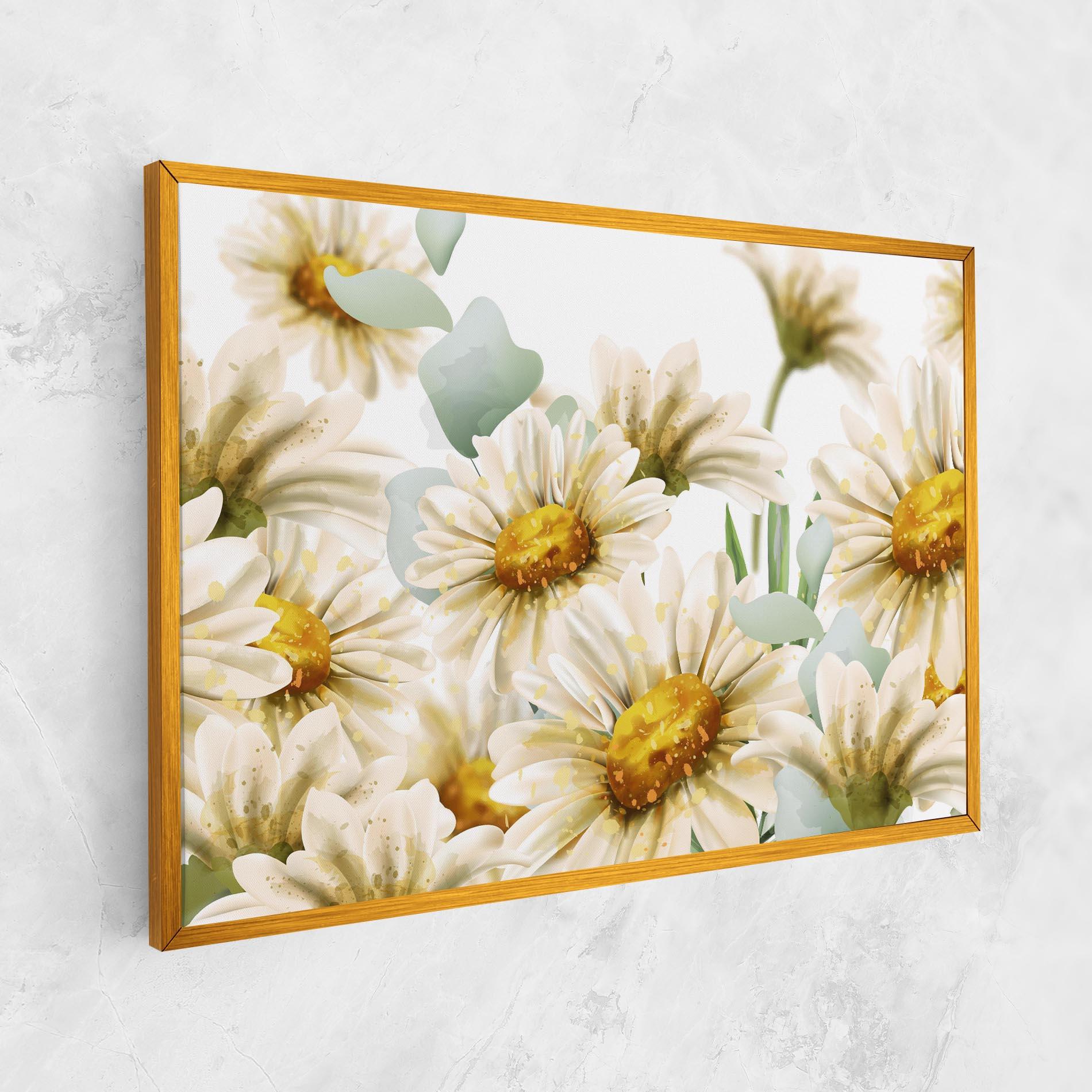 Tablou Canvas Beautiful Daisy Art mockup 1