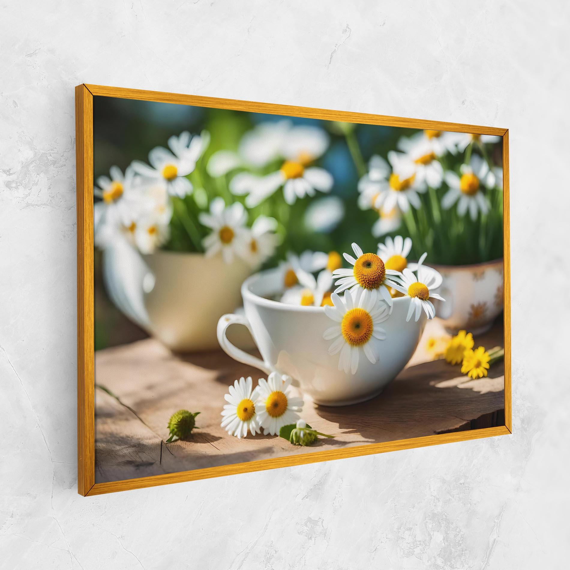 Tablou Canvas Daisies In A Cup mockup 1