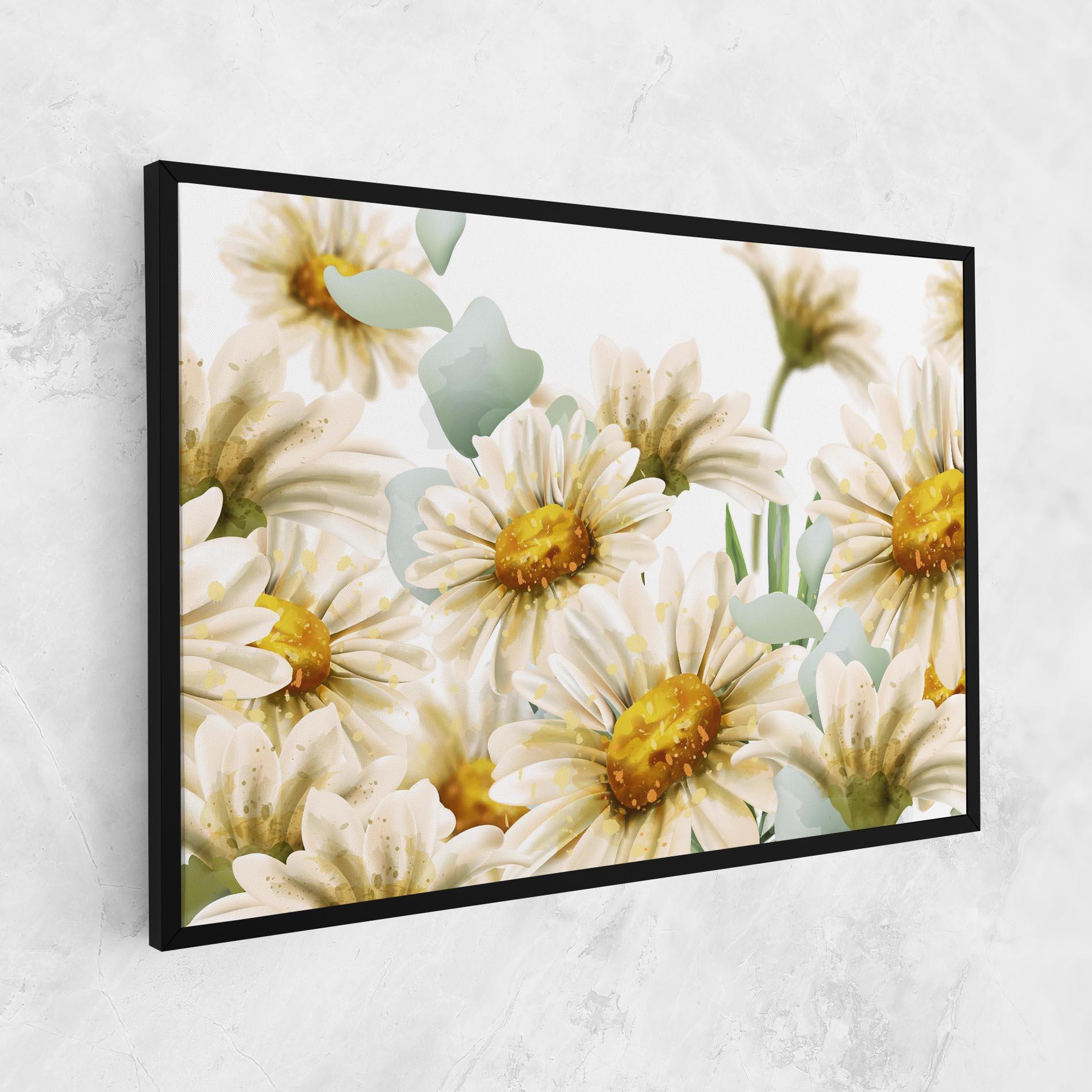 Tablou Canvas Beautiful Daisy Art mockup 1