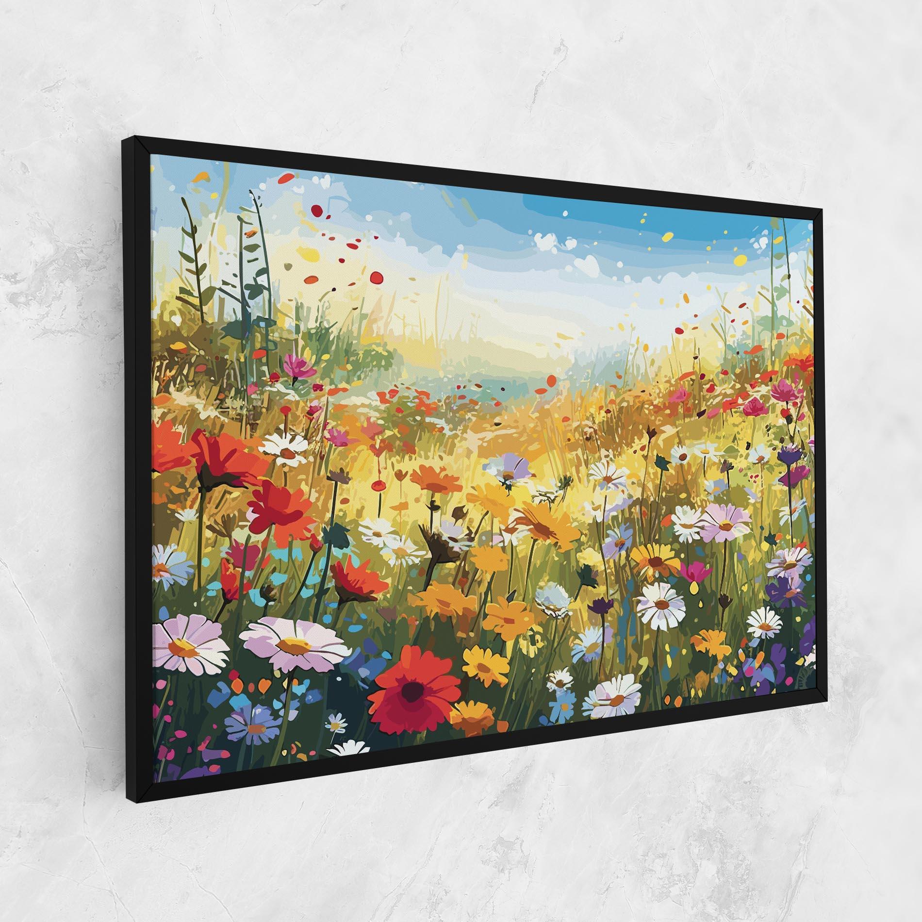 Tablou Canvas Colorful Daisy Mix mockup 1