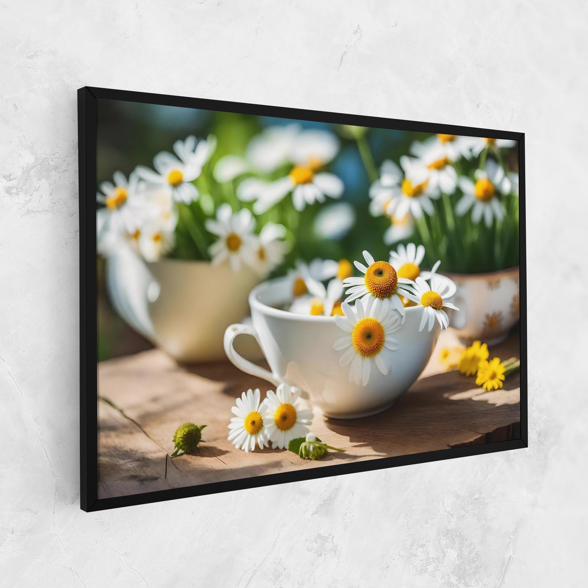 Tablou Canvas Daisies In A Cup mockup 1