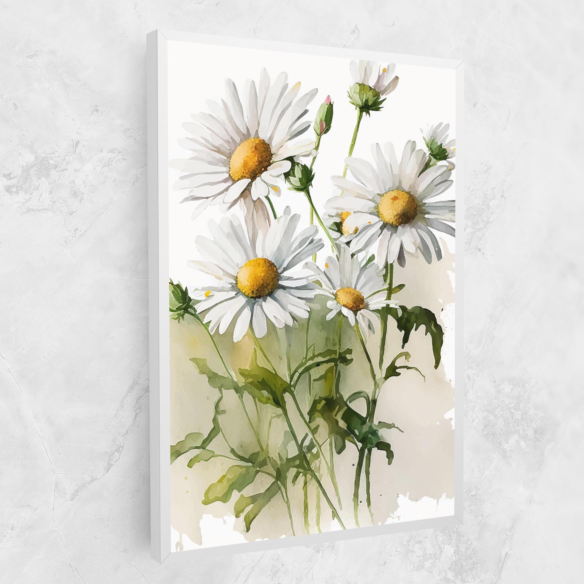 Tablou Canvas Painted Daisy mockup 1