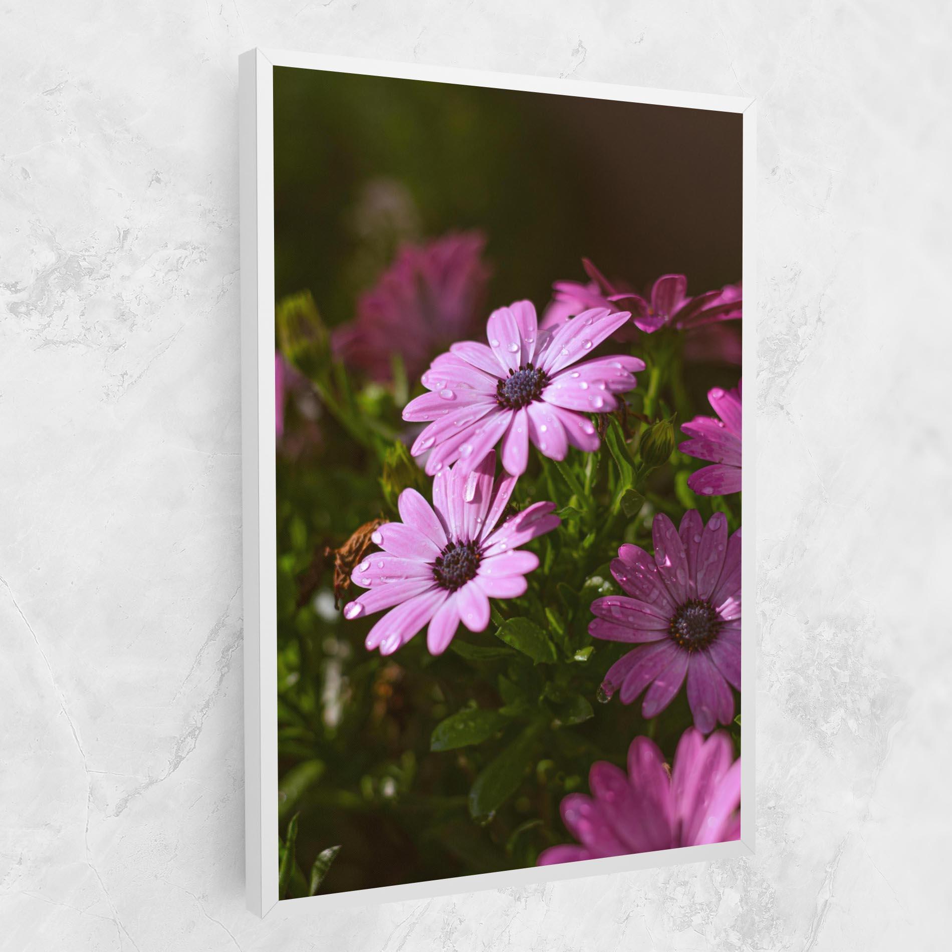 Tablou Canvas Purple Daisy mockup 1