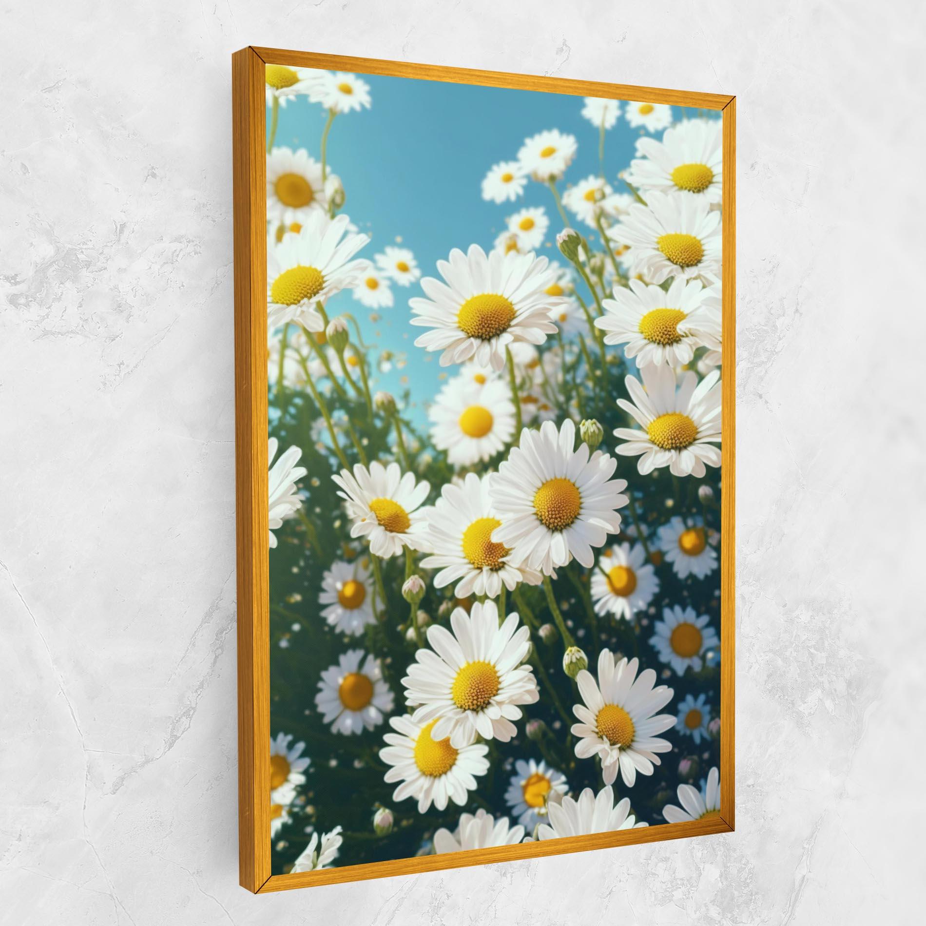 Tablou Canvas Daisy Field View mockup 1