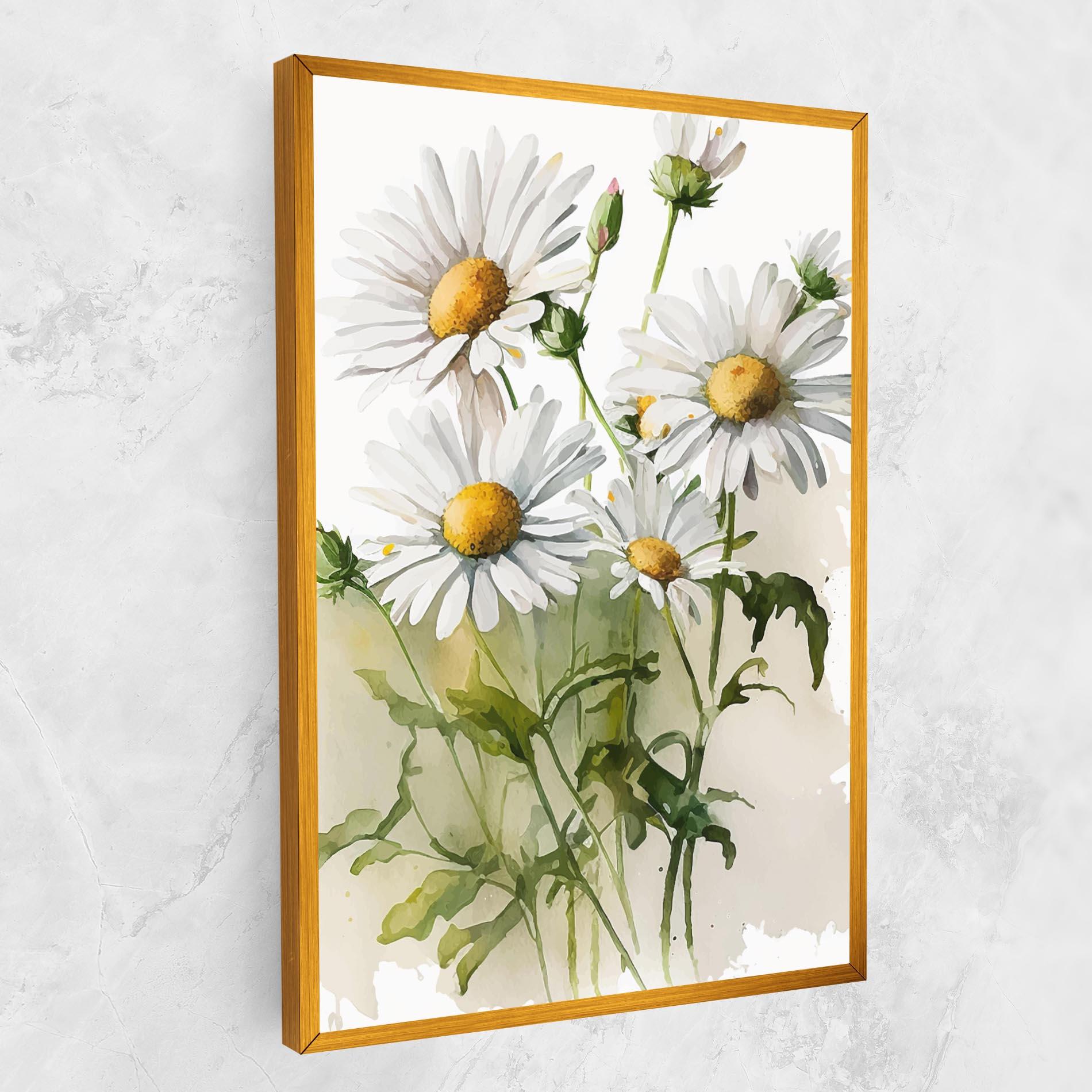 Tablou Canvas Painted Daisy mockup 1