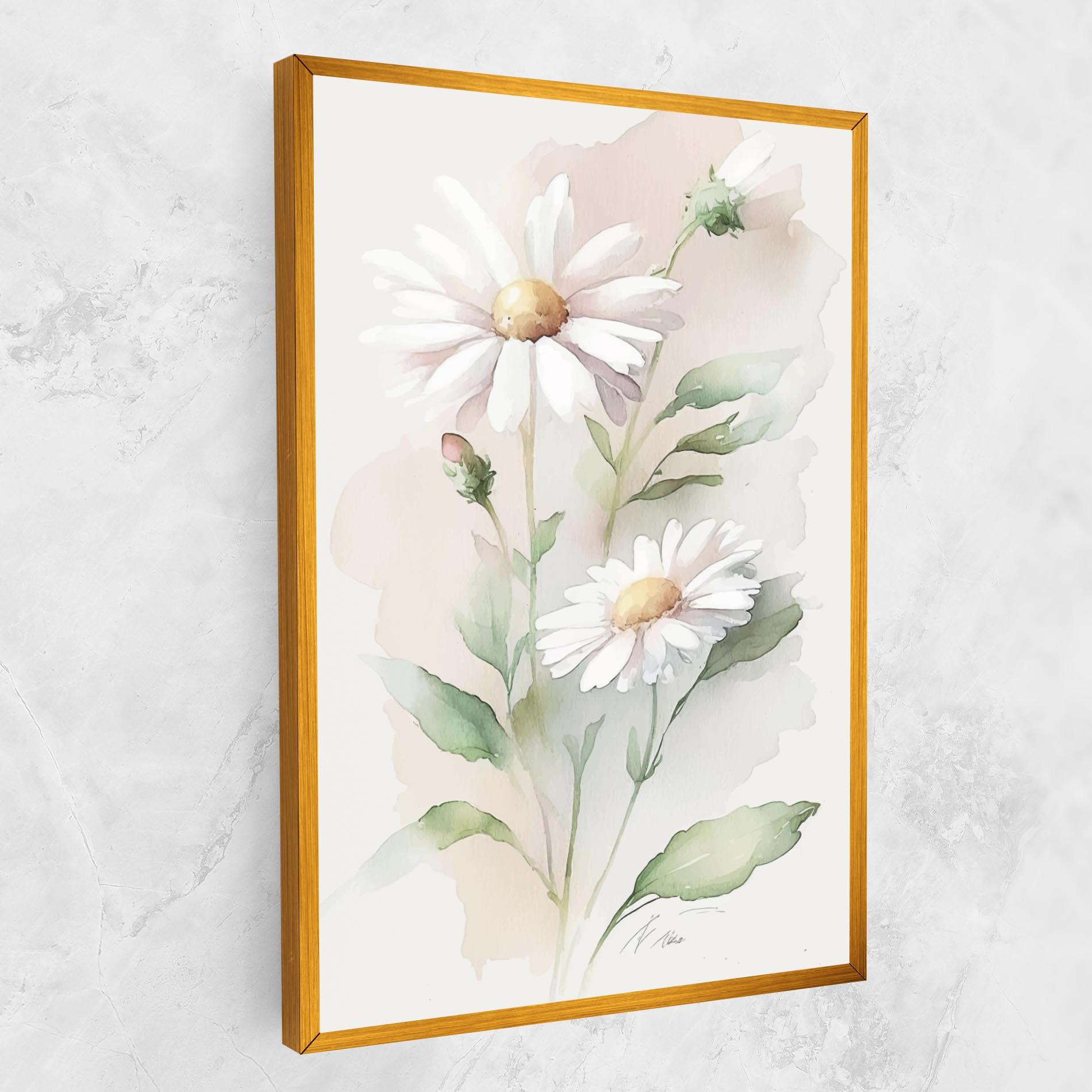 Tablou Canvas Painted Pretty Daisy mockup 1