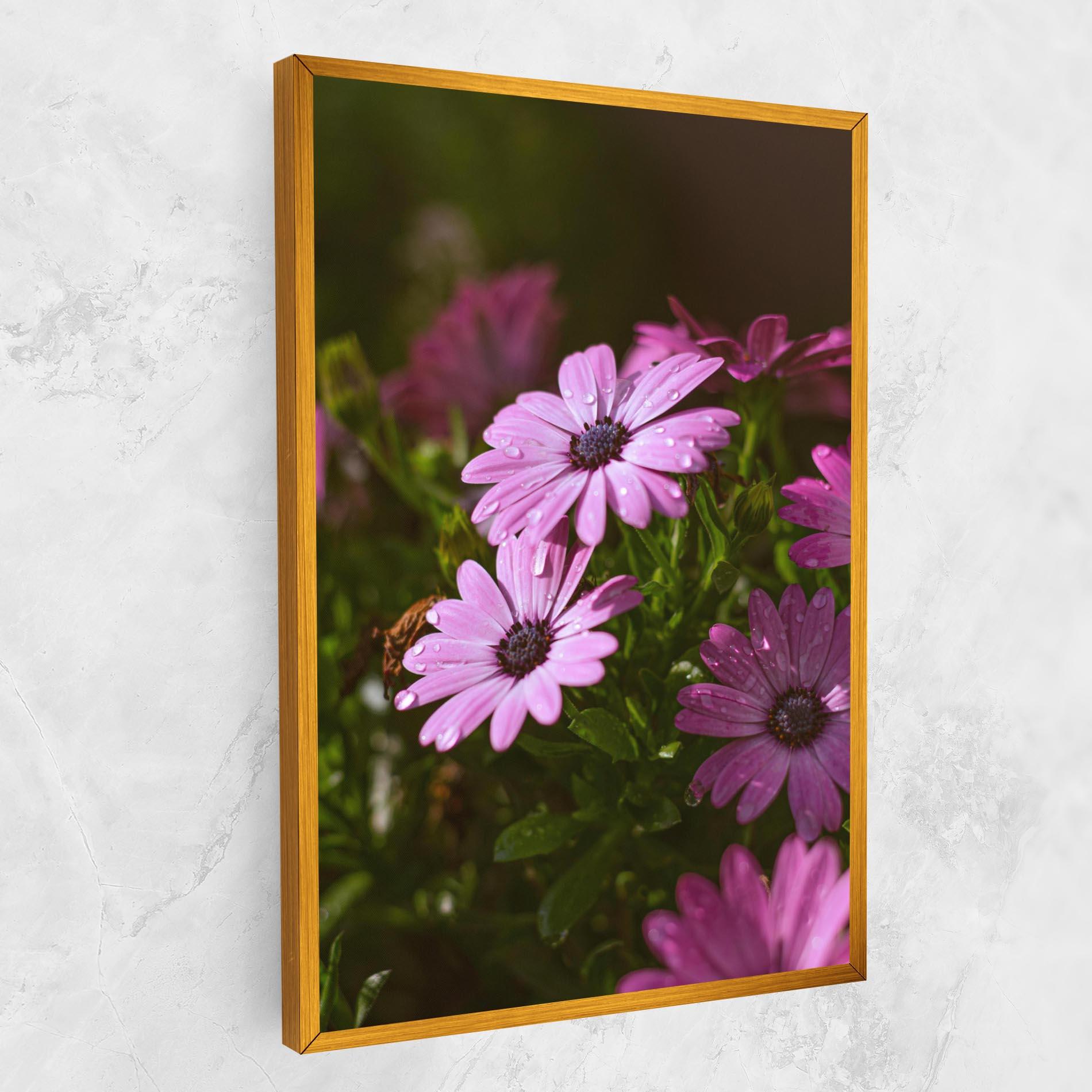 Tablou Canvas Purple Daisy mockup 1