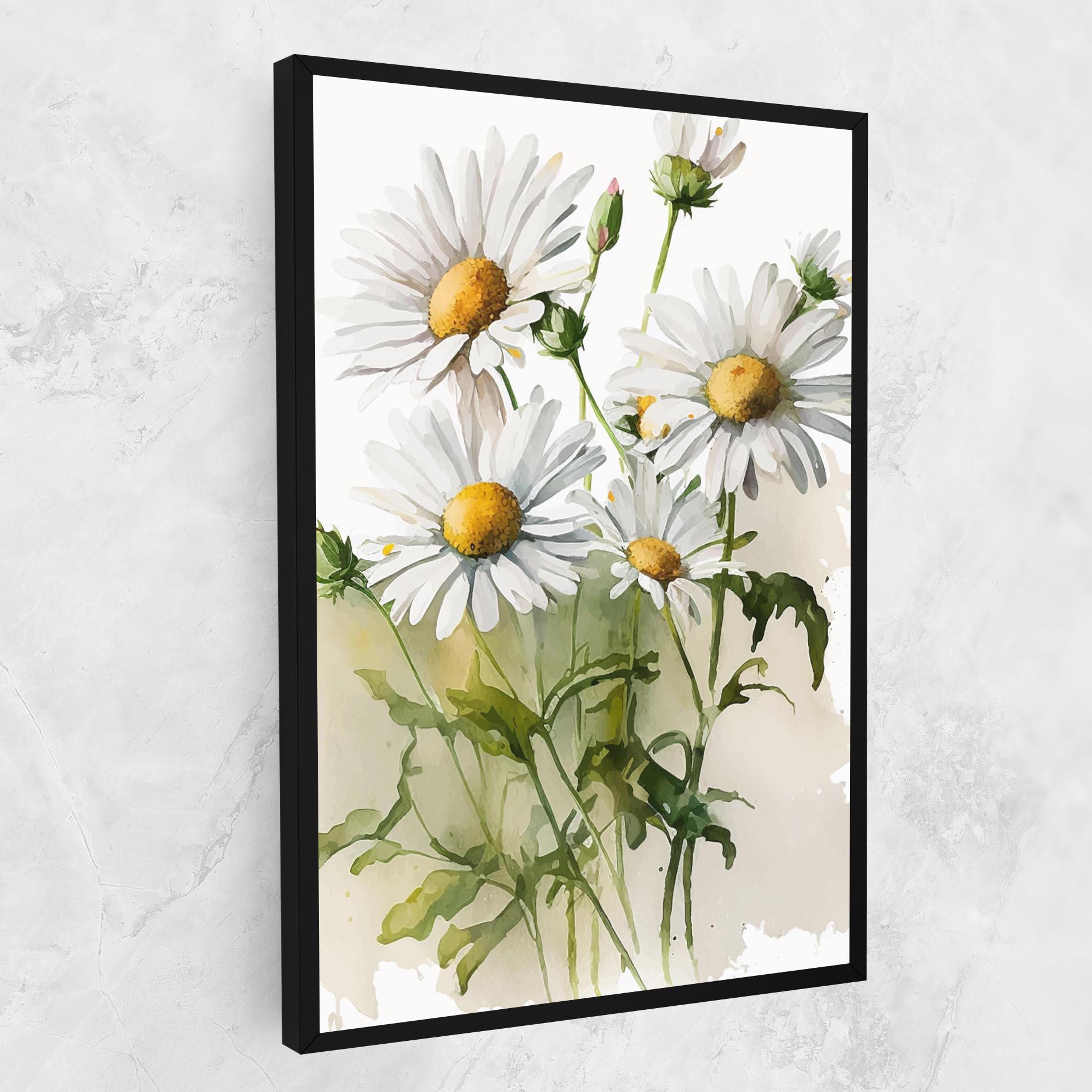 Tablou Canvas Painted Daisy mockup 1