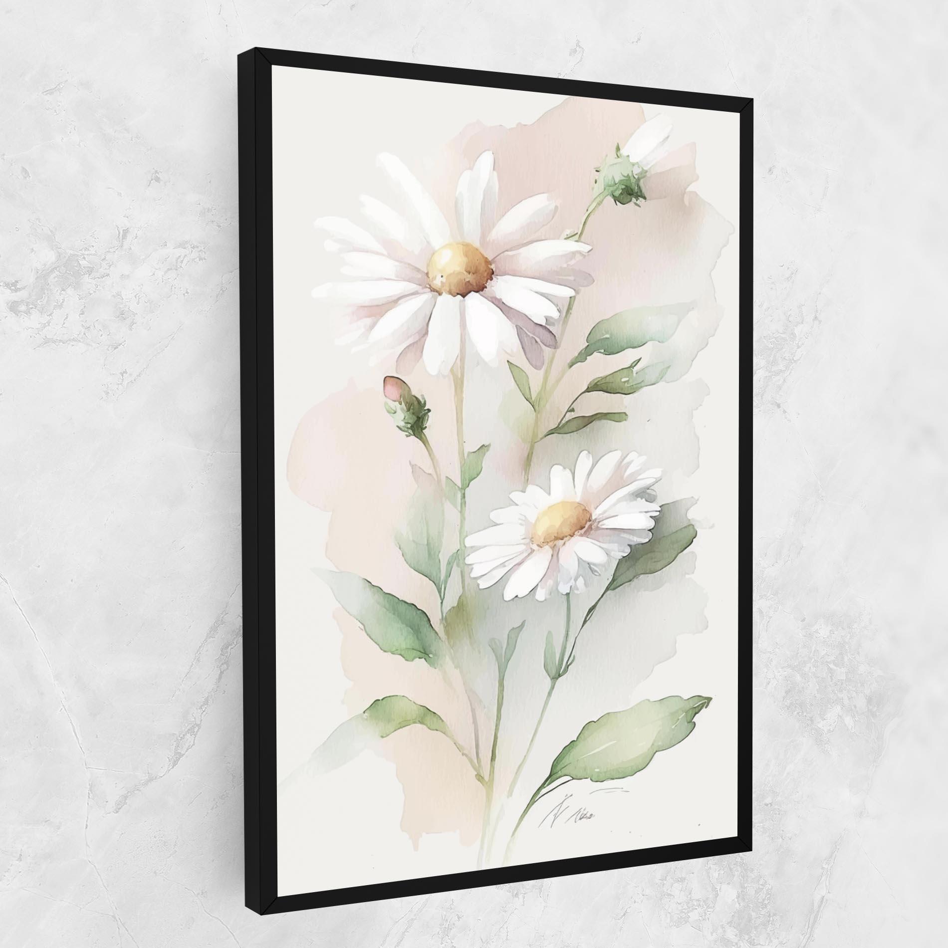 Tablou Canvas Painted Pretty Daisy mockup 1