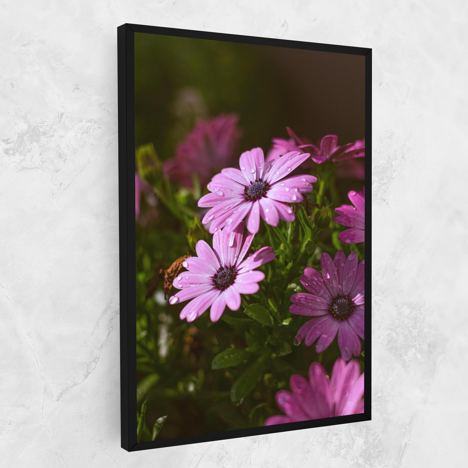 Tablou Canvas Purple Daisy mockup 1
