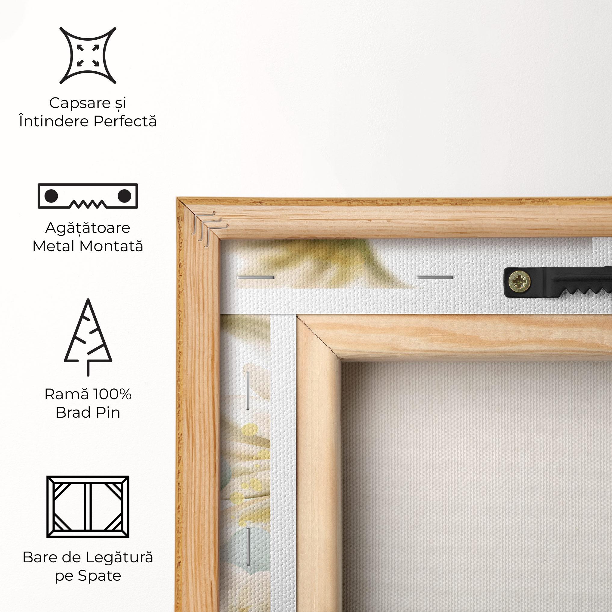 Tablou Canvas Beautiful Daisy Art mockup 5