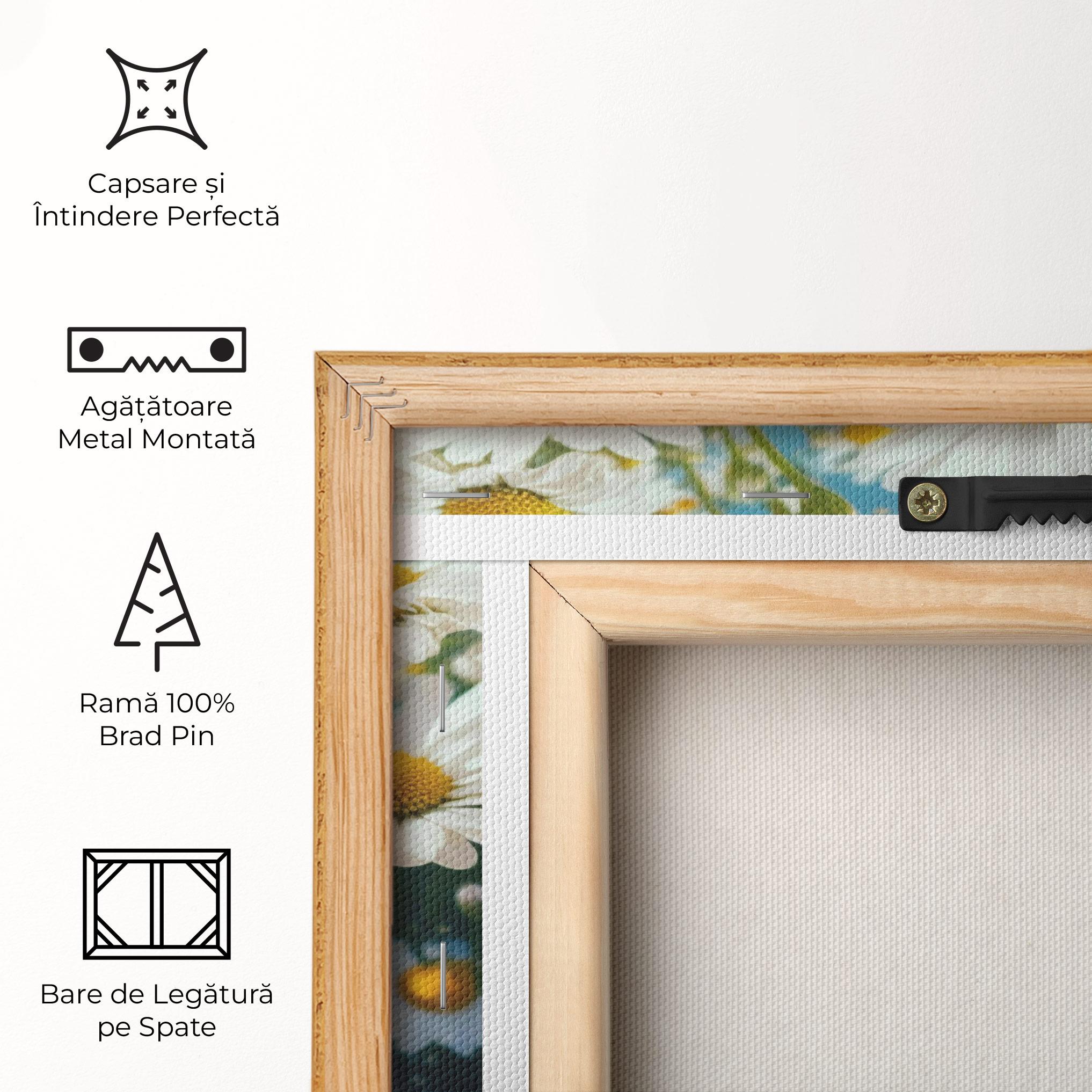 Tablou Canvas Daisy Field View mockup 5