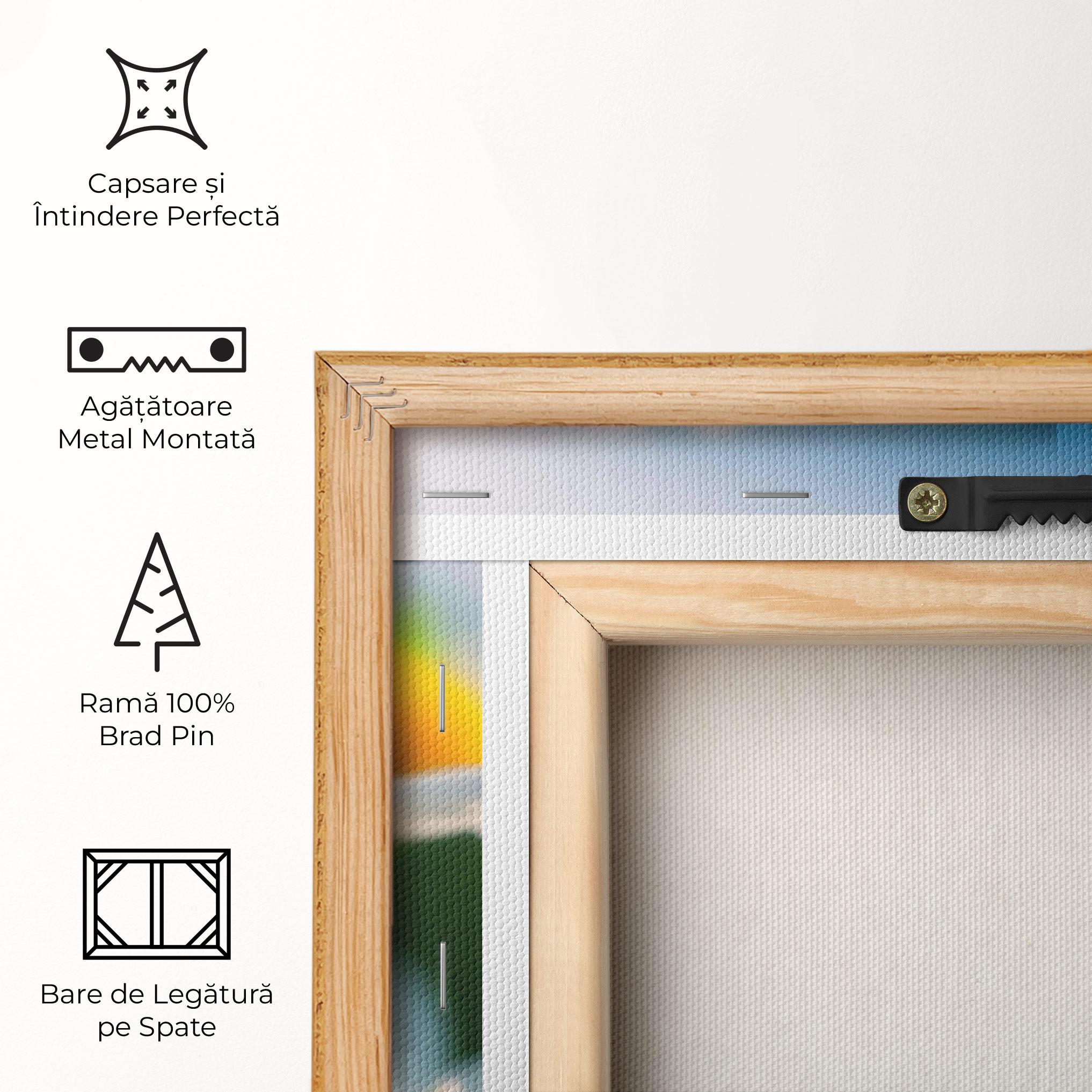 Tablou Canvas Daisy In The Sun mockup 5