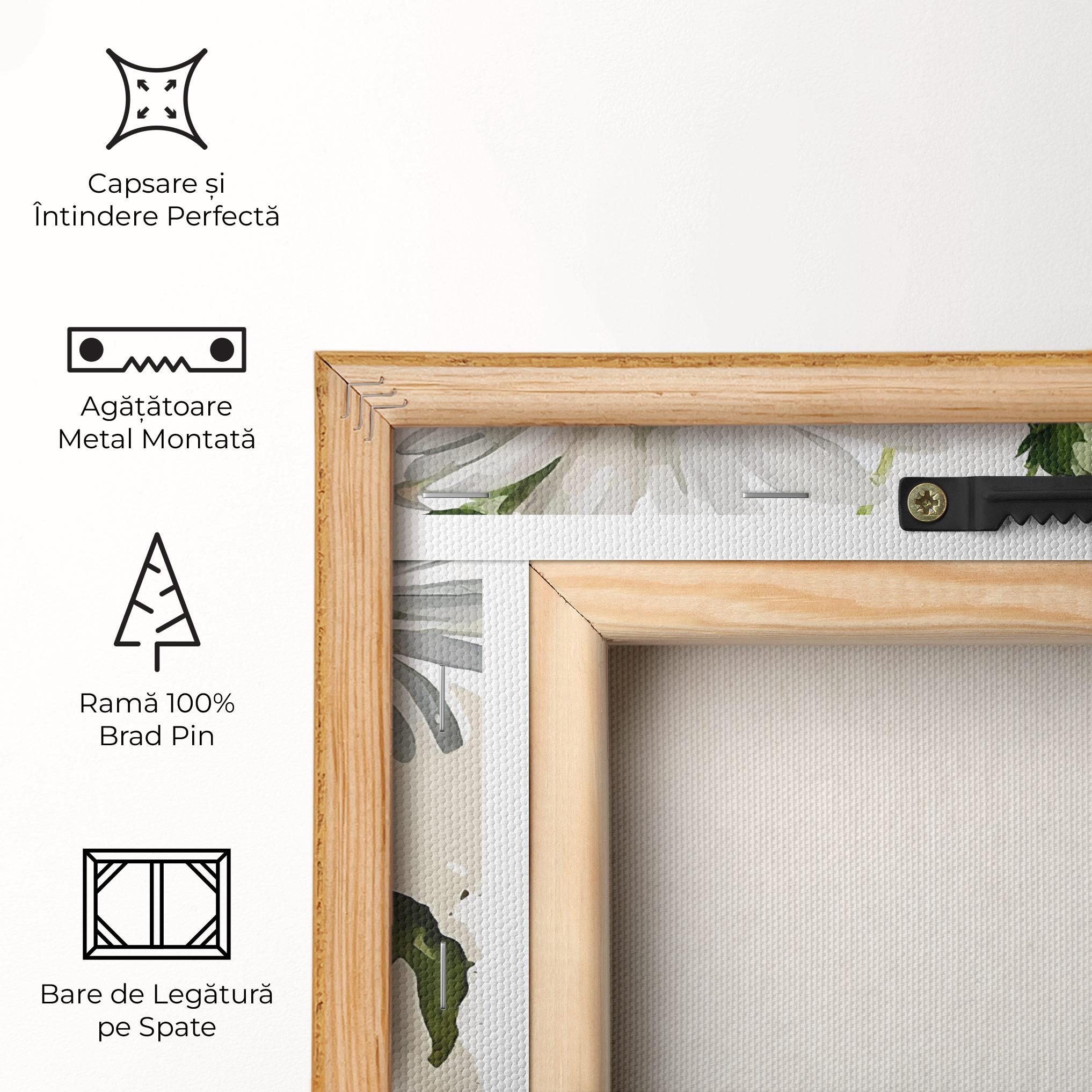 Tablou Canvas Painted Daisy mockup 5