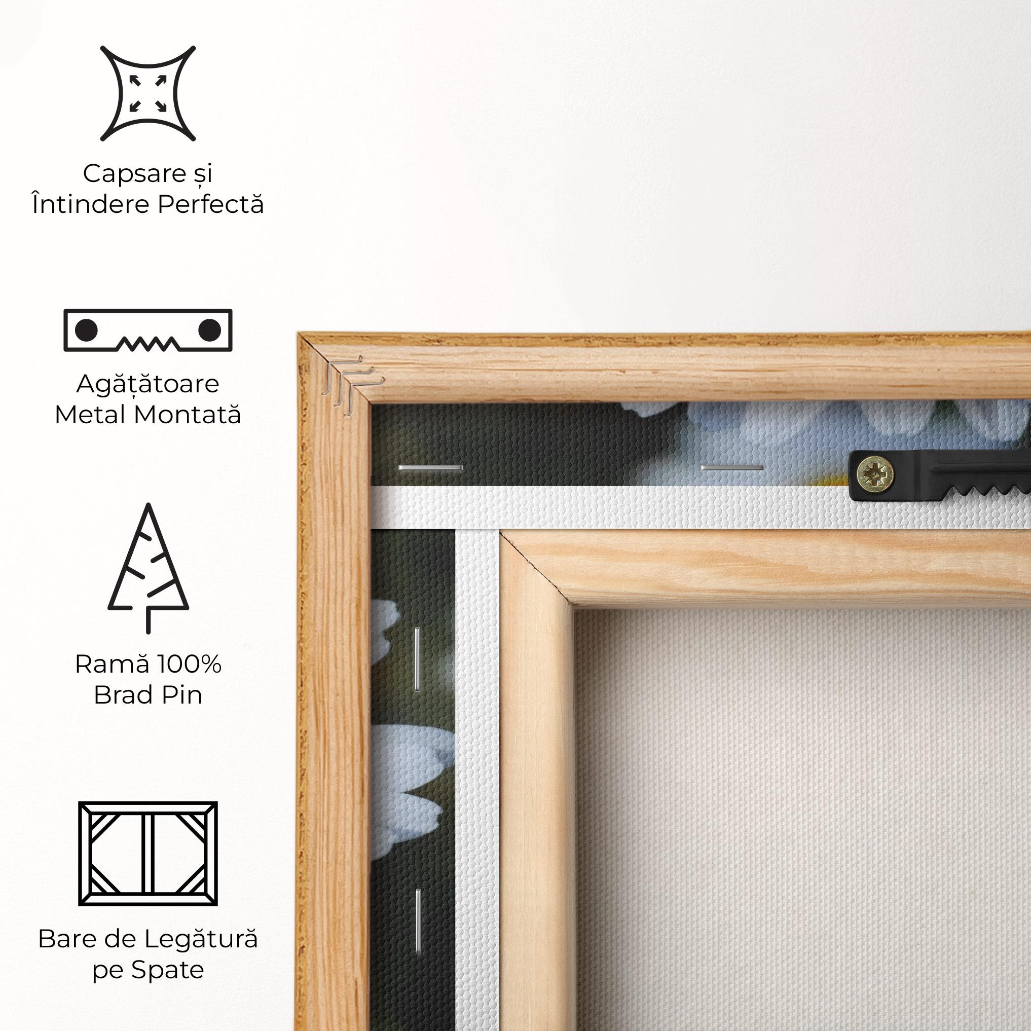 Tablou Canvas Strong Yellow Daisy mockup 5