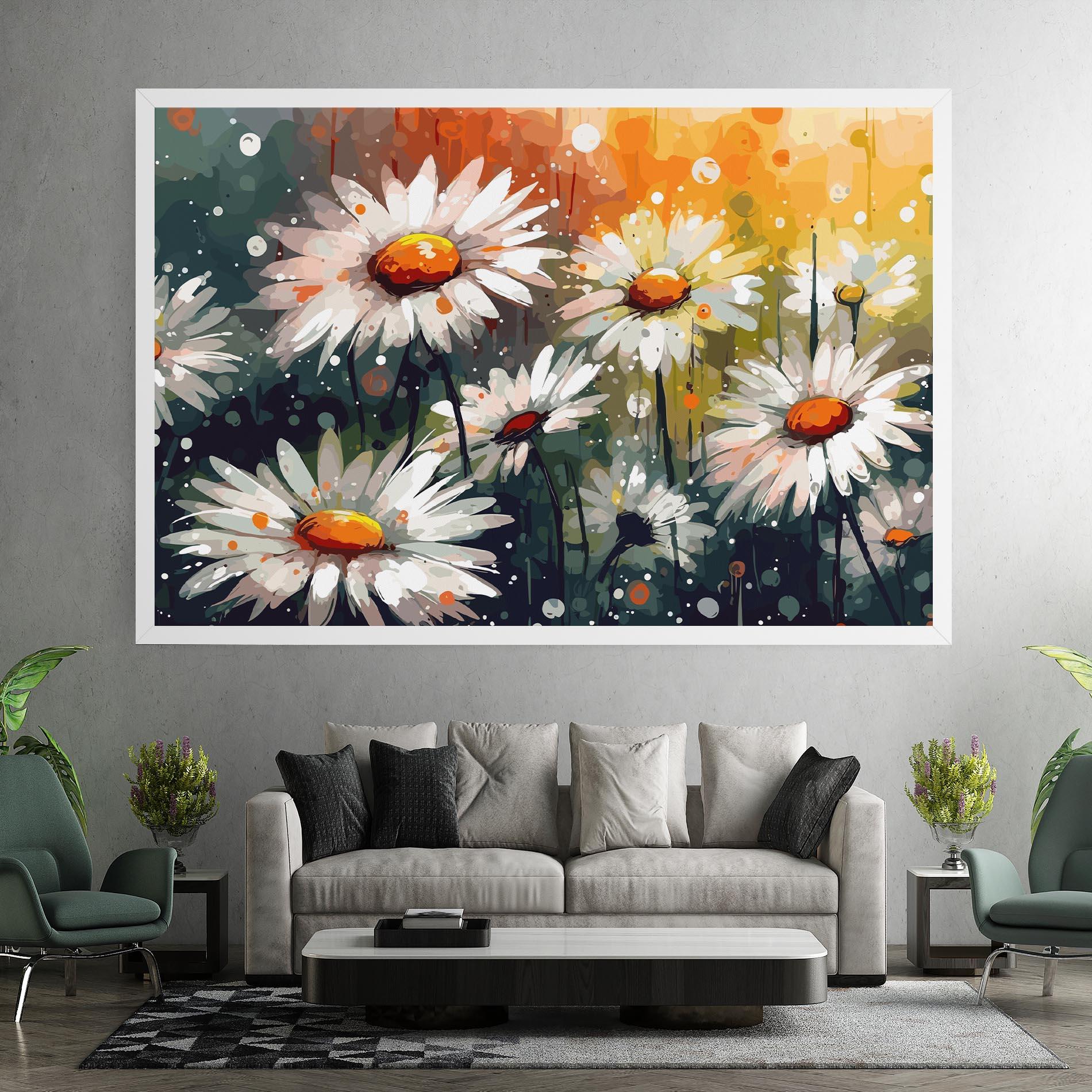 Tablou Canvas Daisy Art mockup 7