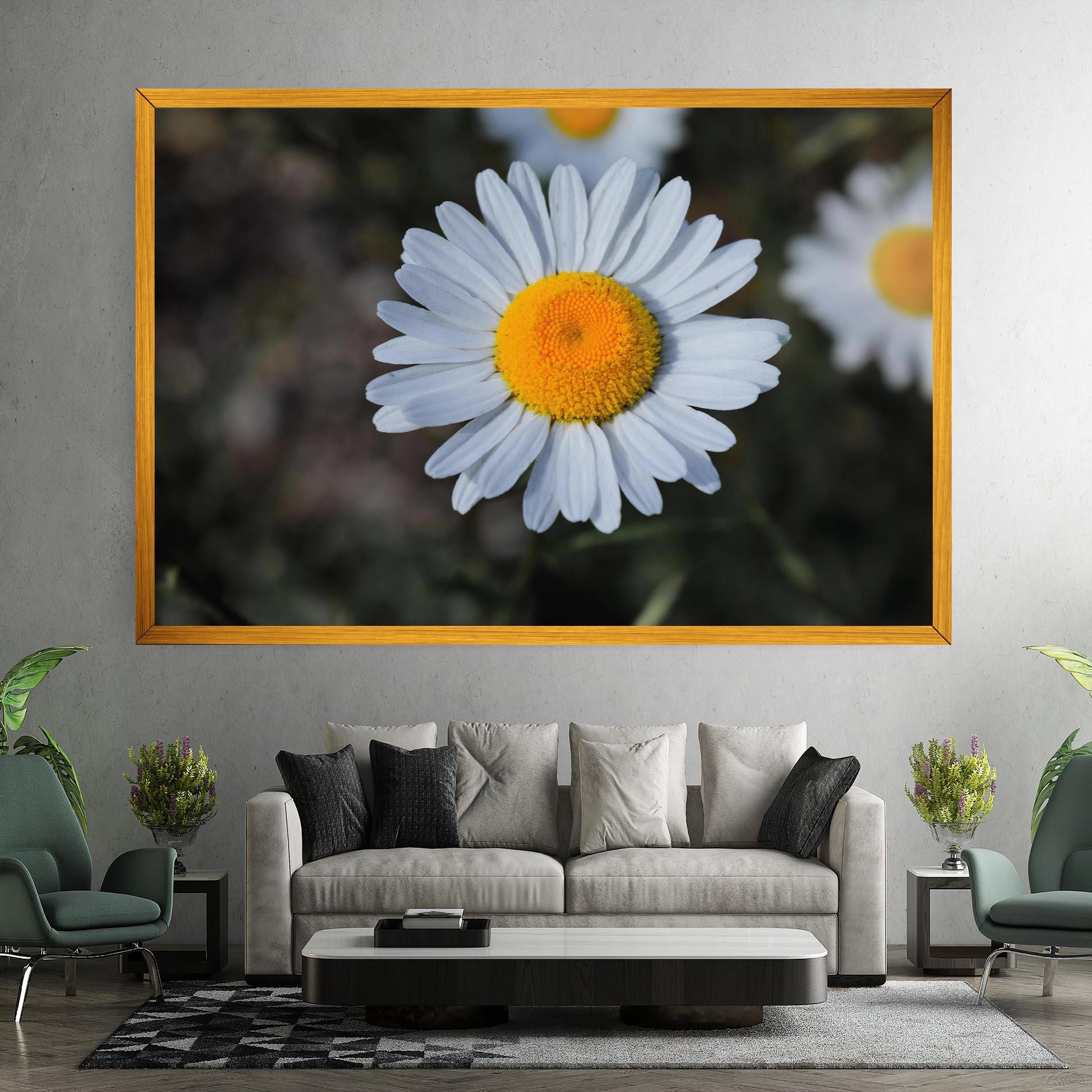 Tablou Canvas Strong Yellow Daisy mockup 7