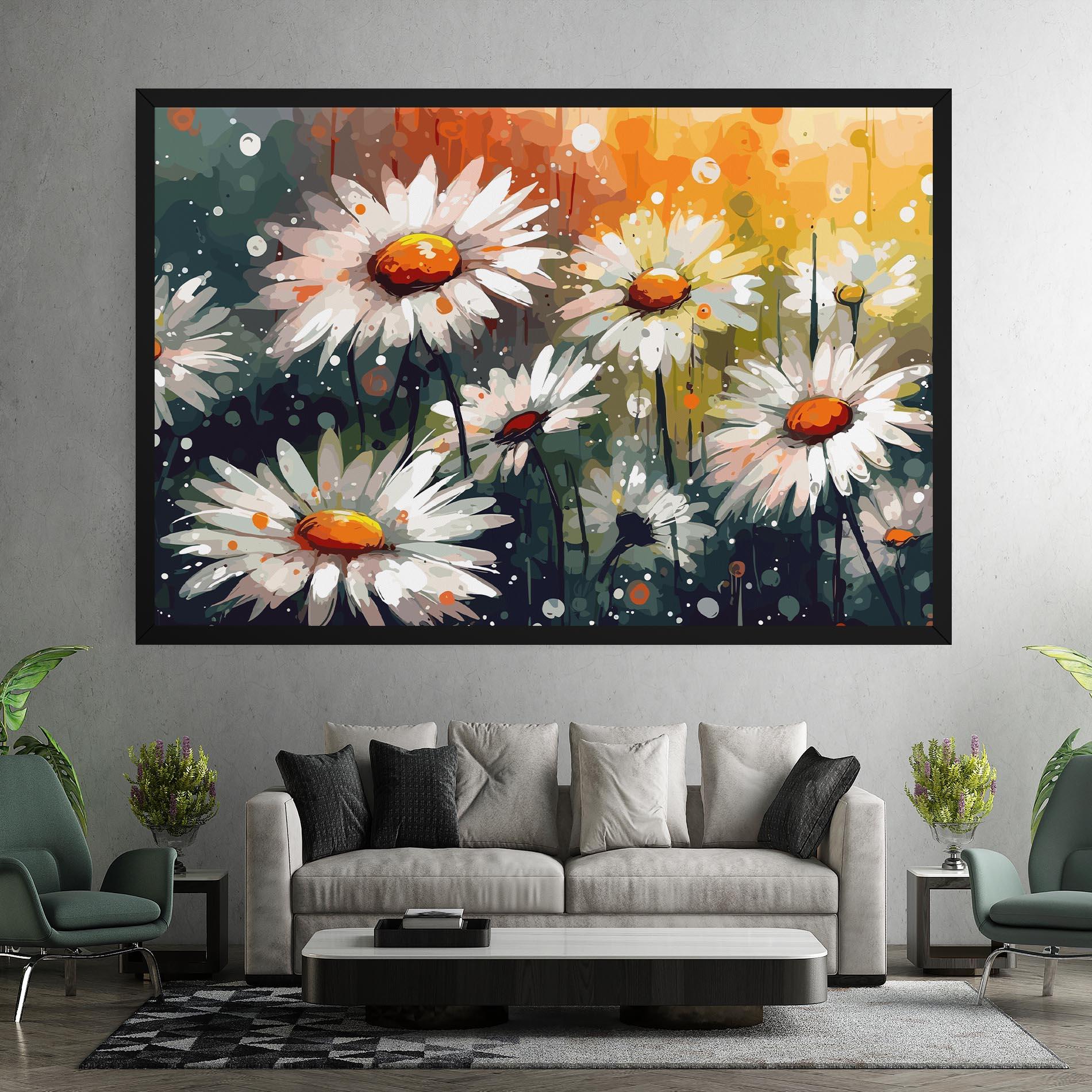Tablou Canvas Daisy Art mockup 7