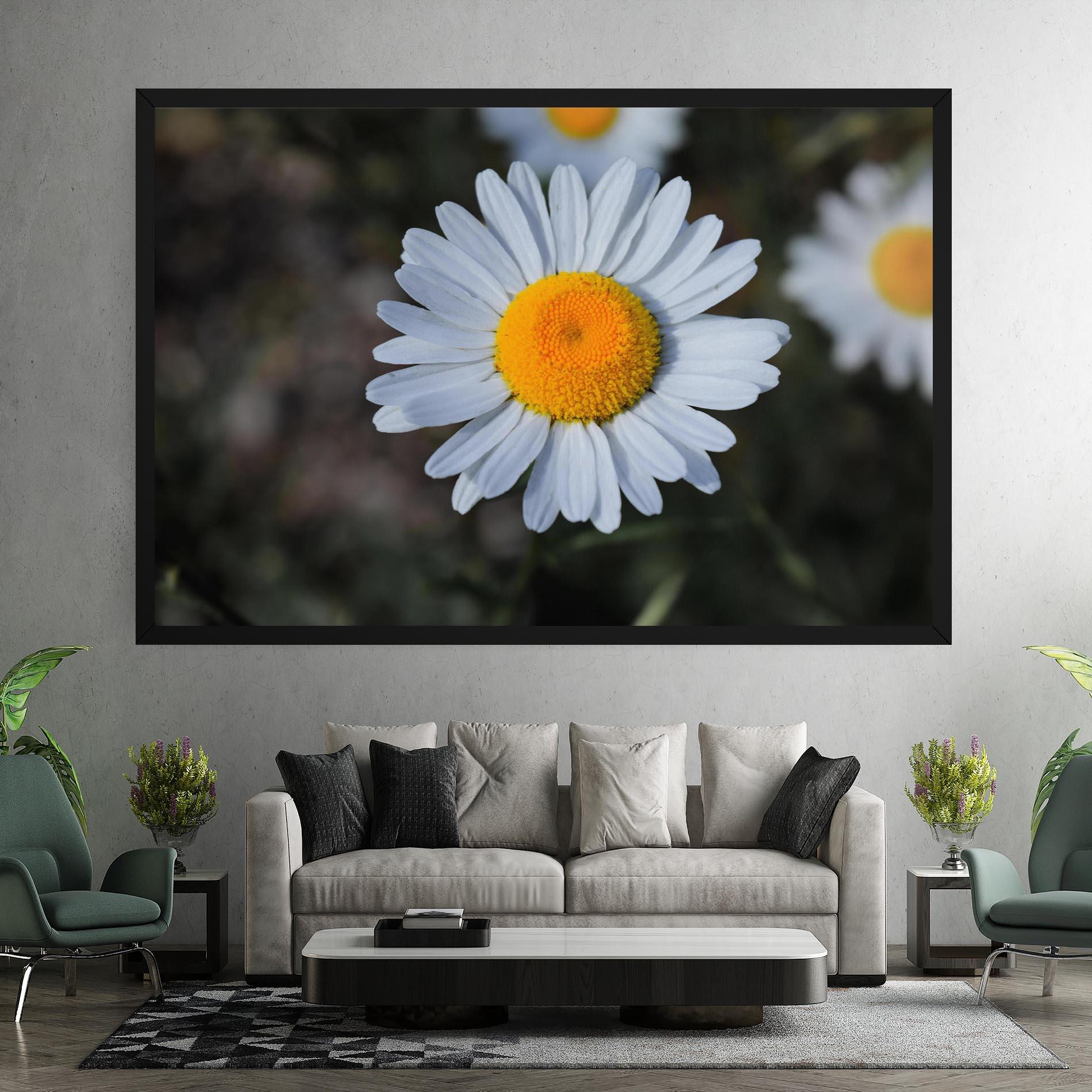 Tablou Canvas Strong Yellow Daisy mockup 7