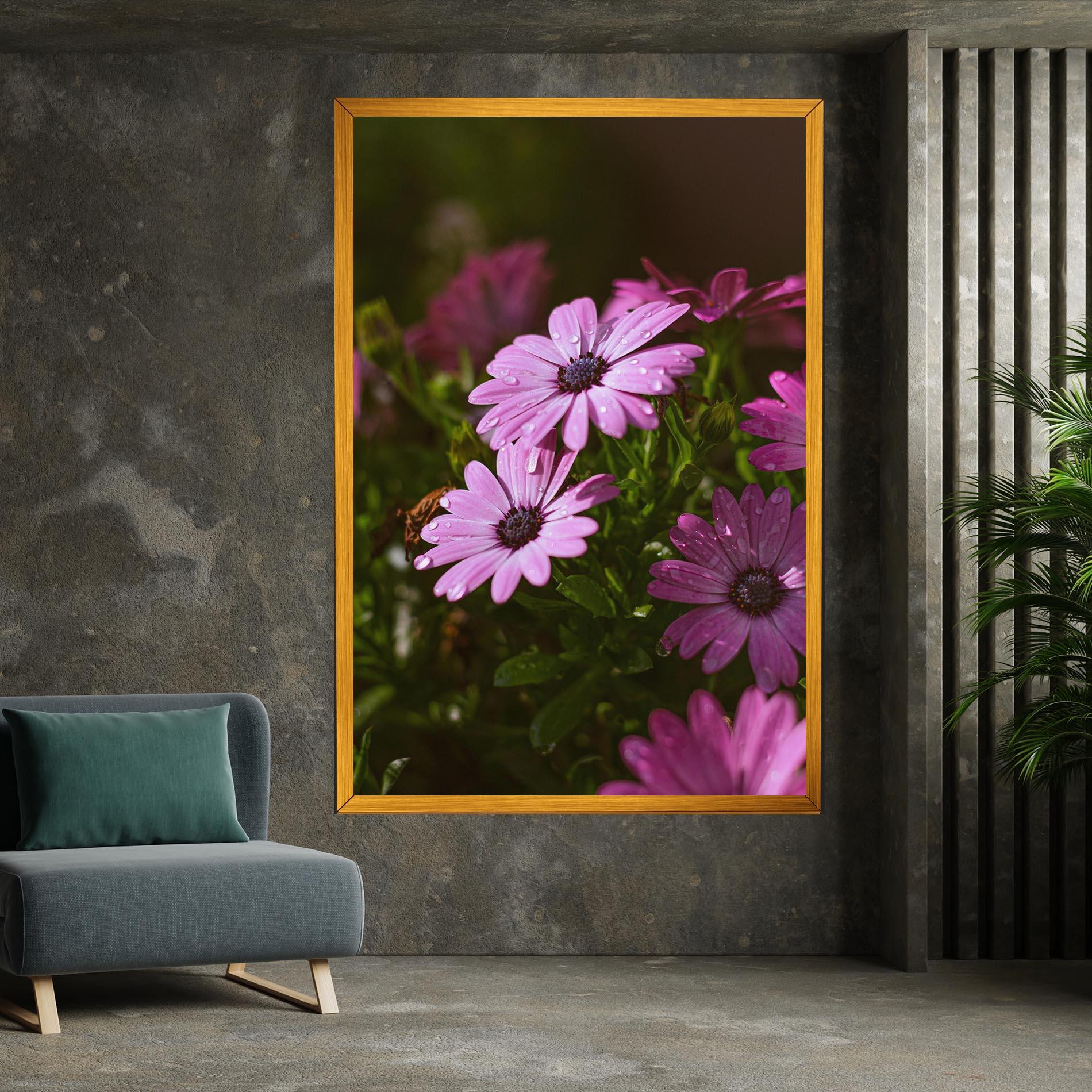 Tablou Canvas Purple Daisy mockup 7