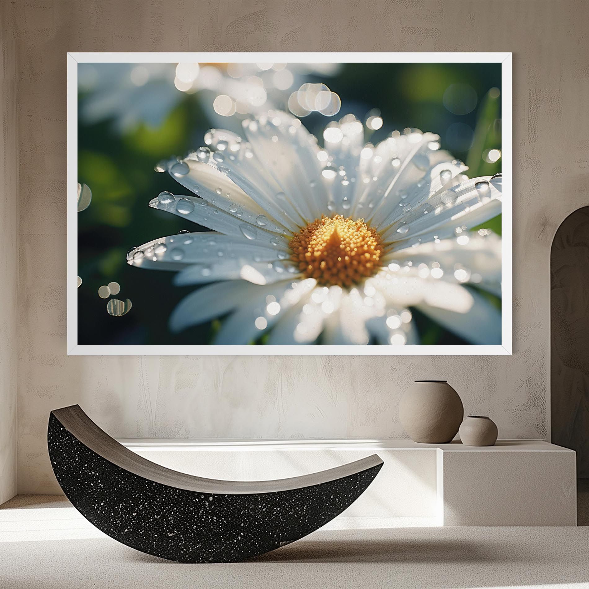 Daisy After Rain Close Up mockup 8