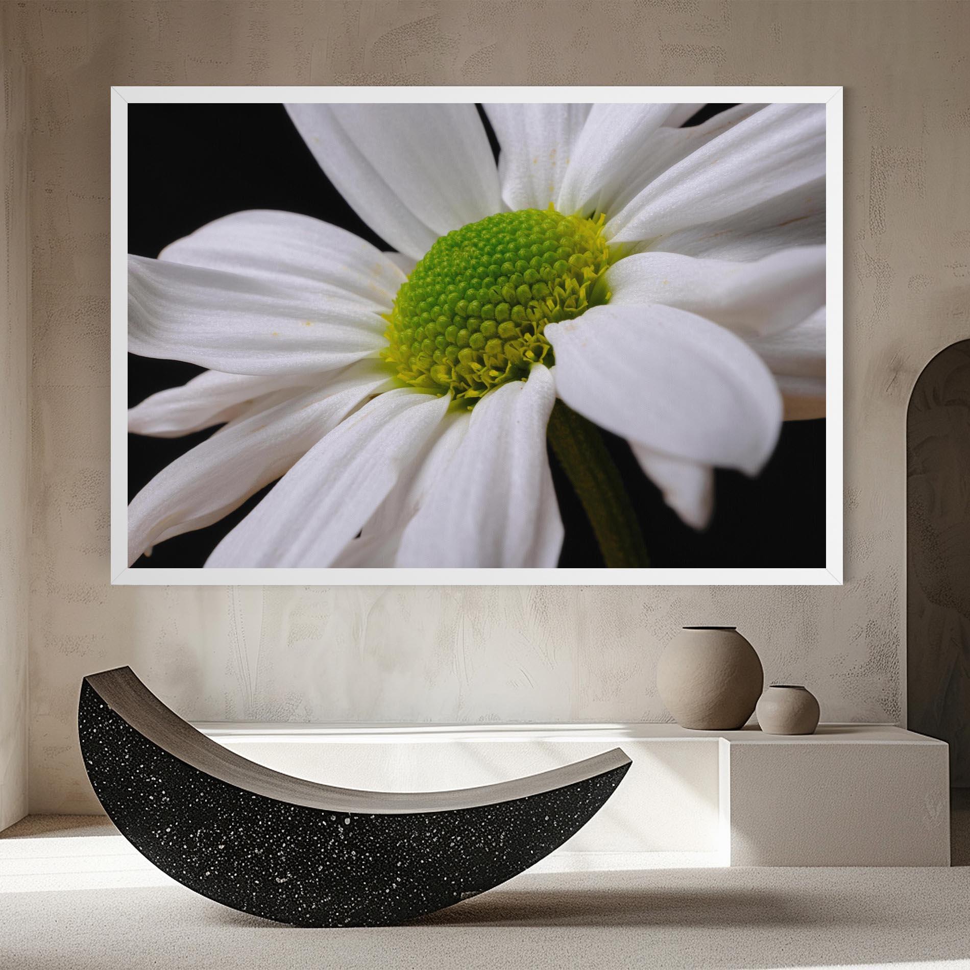 Tablou Canvas Green Middle Daisy mockup 8