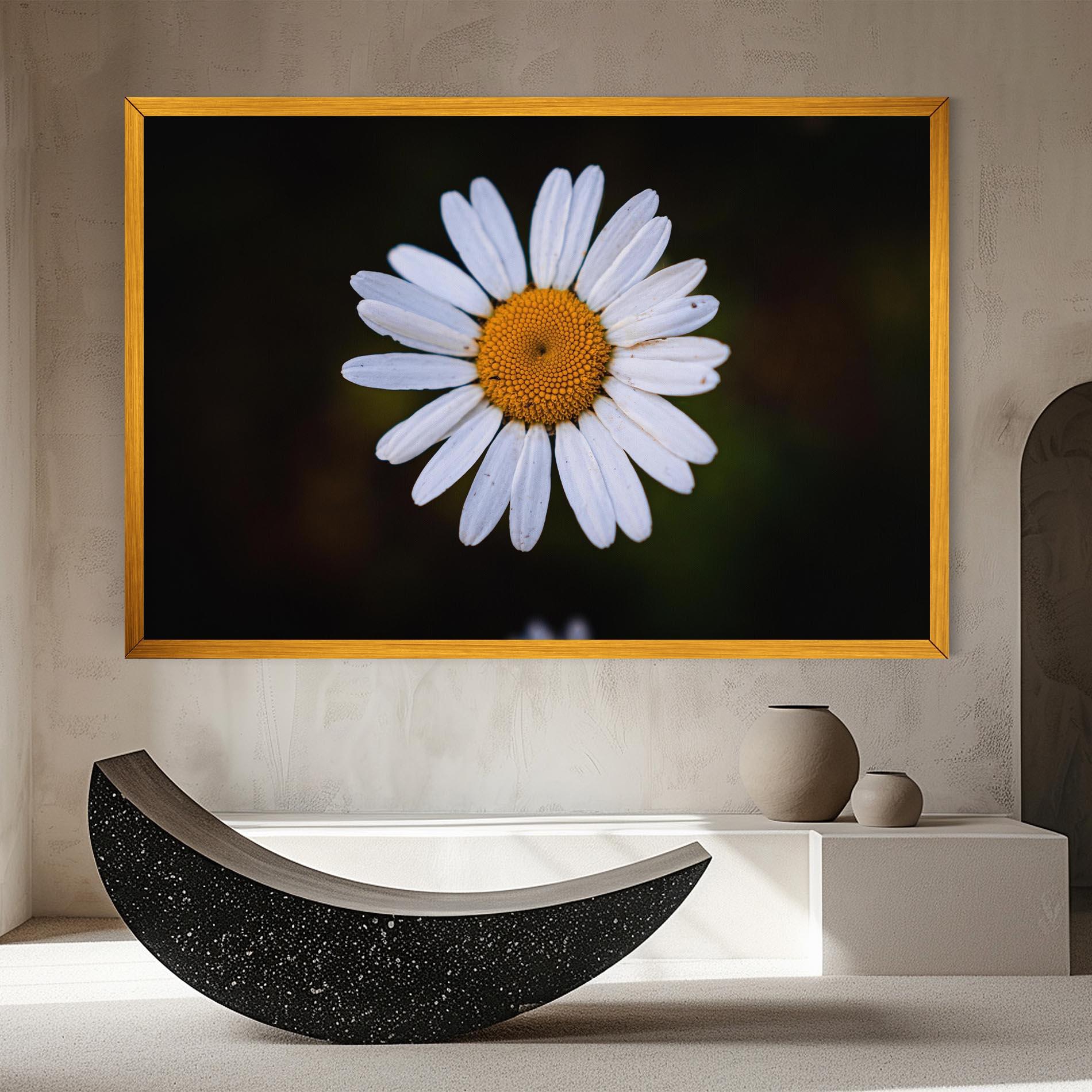 Tablou Canvas Big Yellow Center Daisy mockup 8
