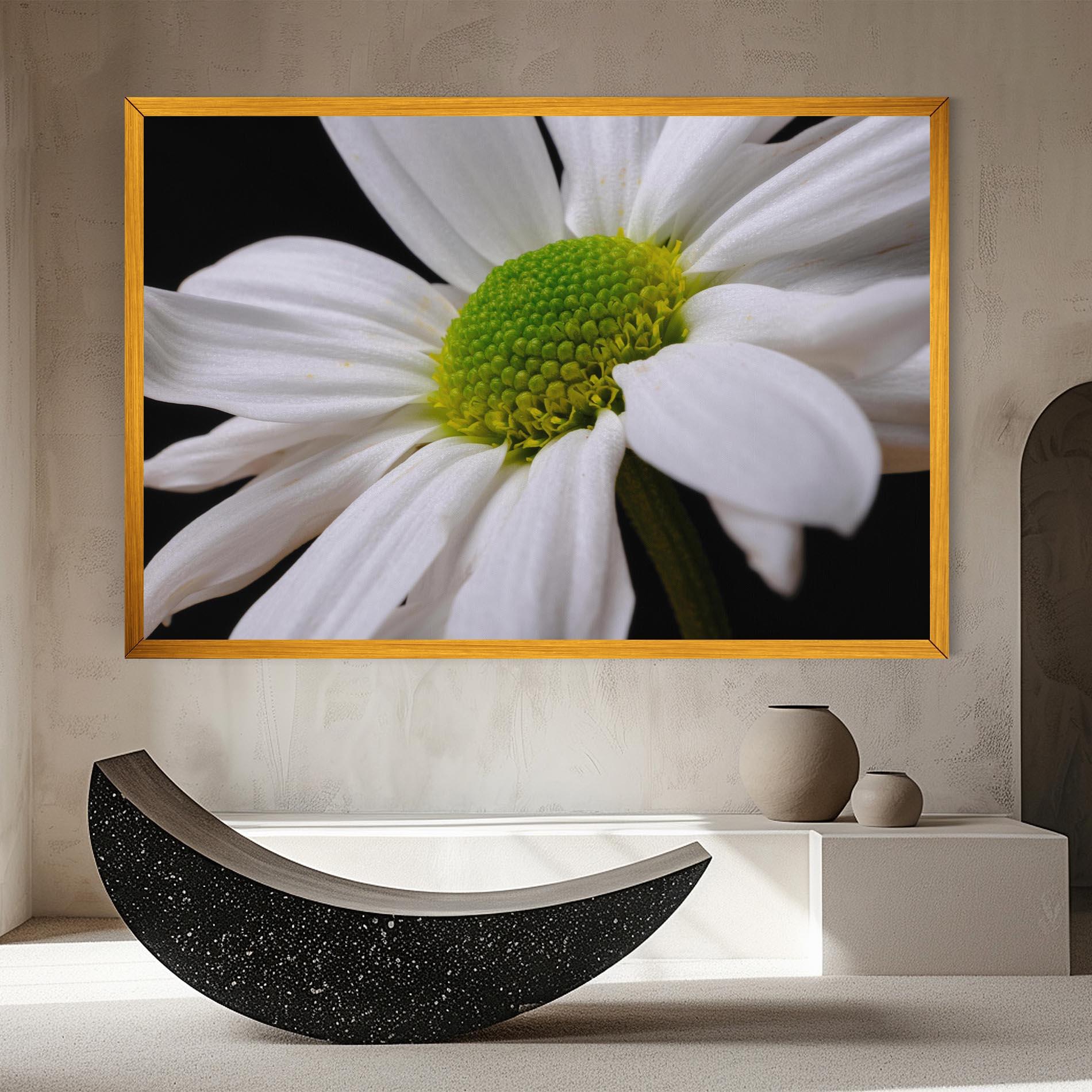 Tablou Canvas Green Middle Daisy mockup 8