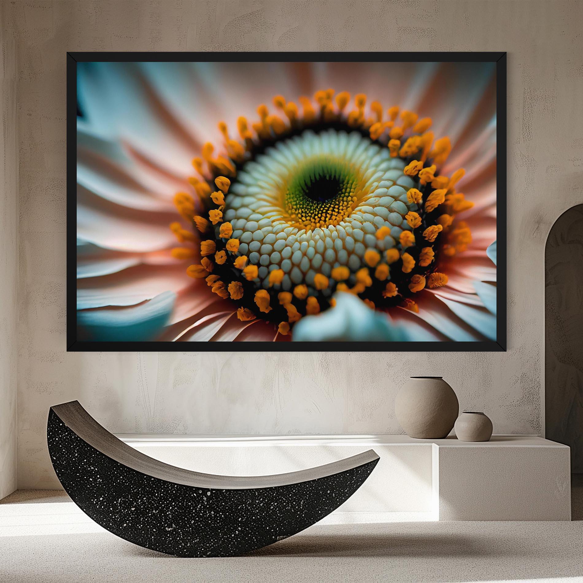 Tablou Canvas Big Blue Daisy mockup 8