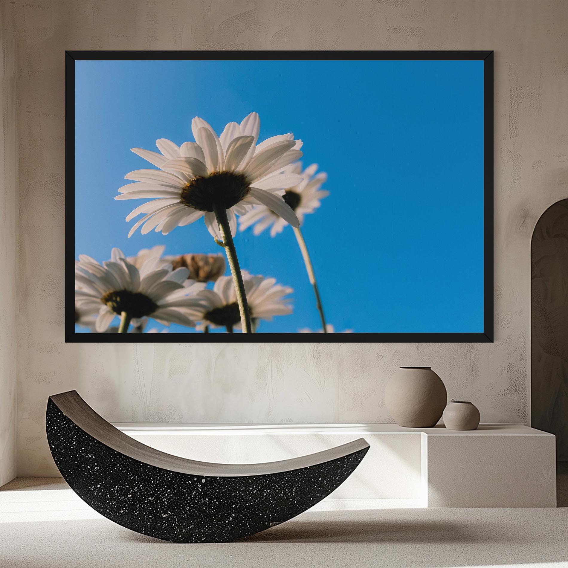 Tablou Canvas Blue Sky Daisy mockup 8