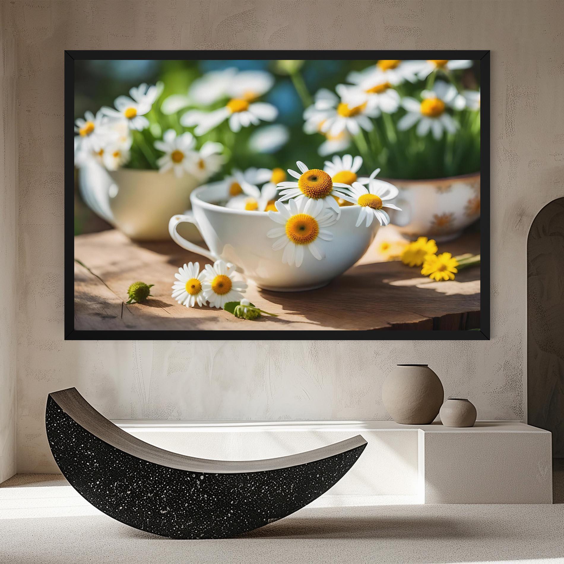 Tablou Canvas Daisies In A Cup mockup 8