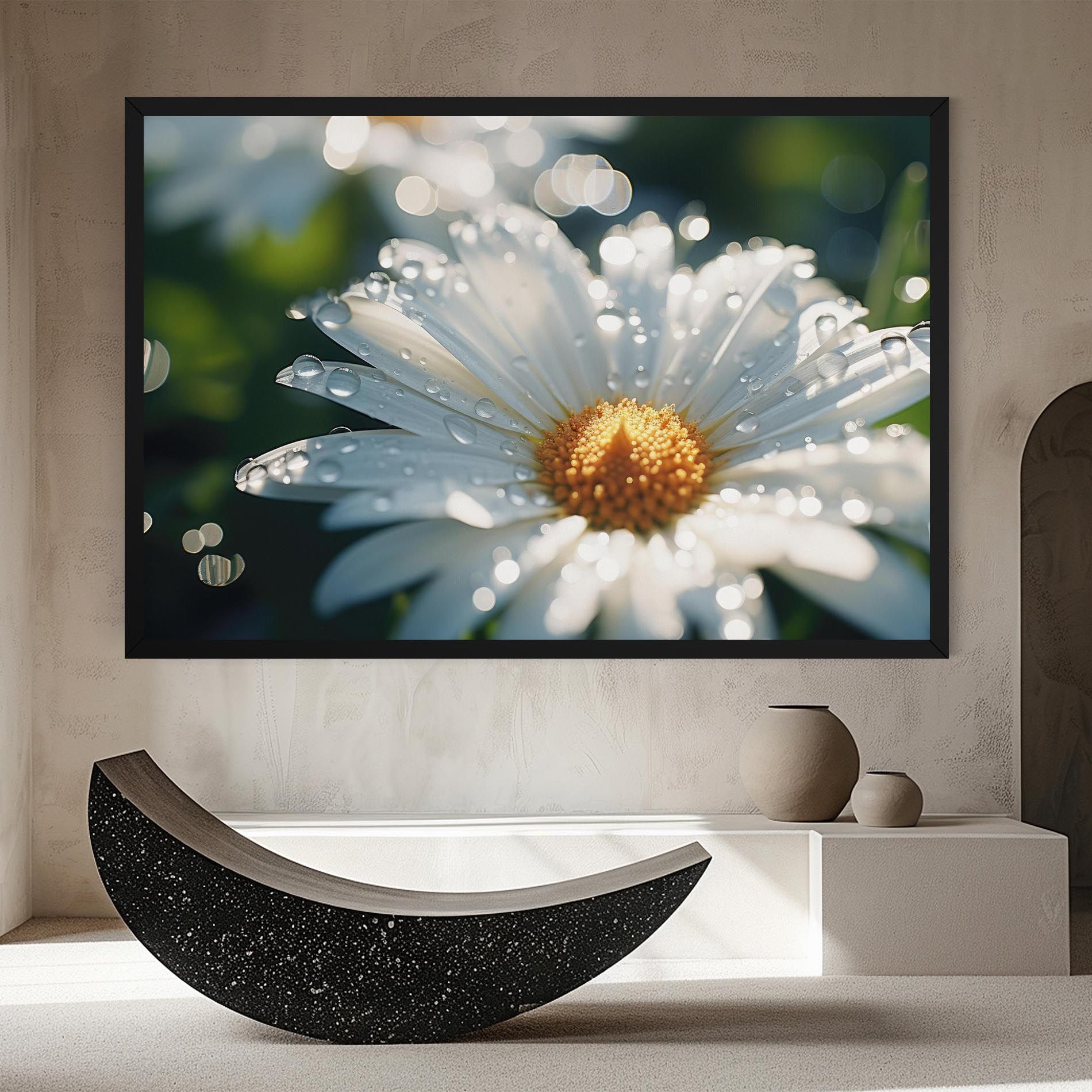 Daisy After Rain Close Up mockup 8