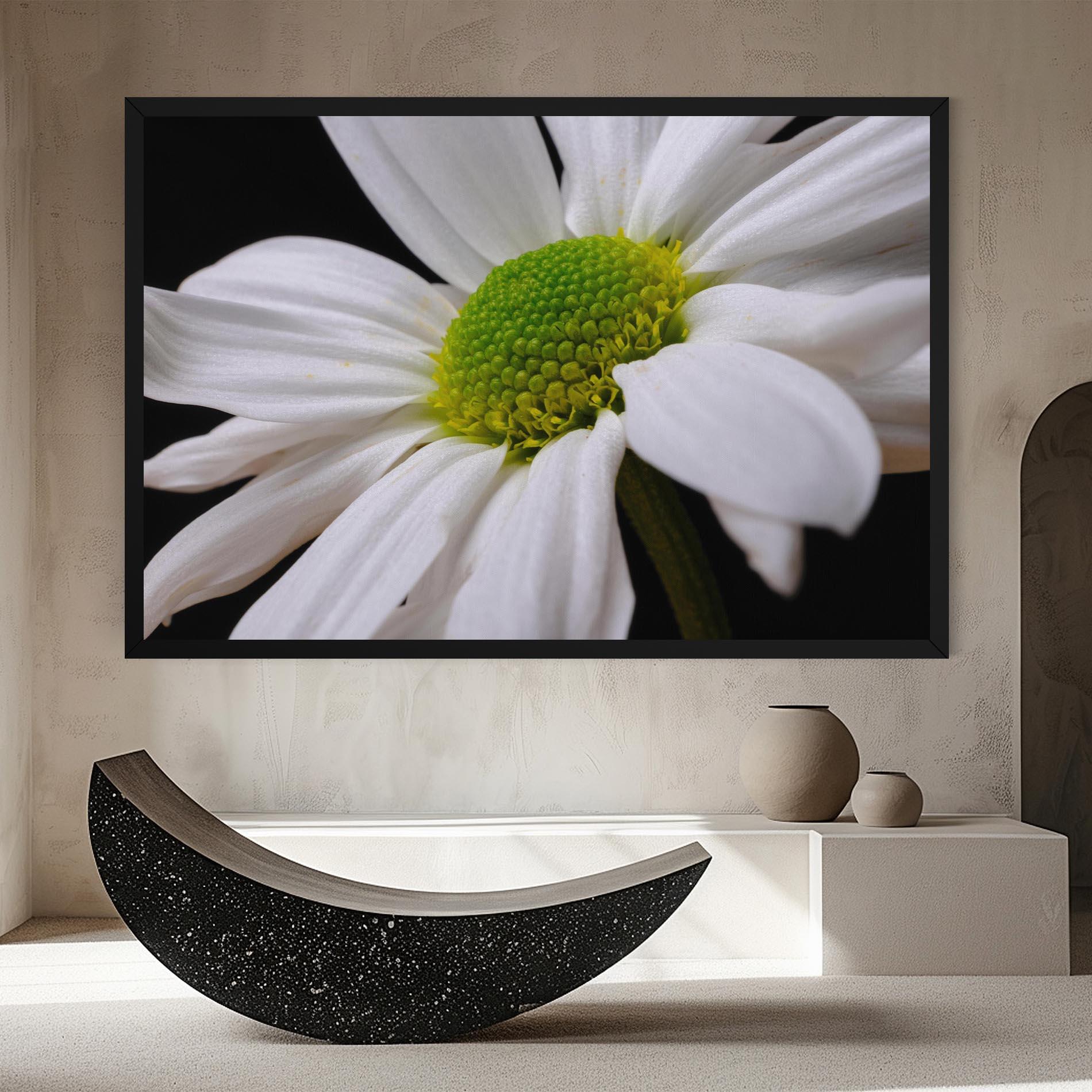 Tablou Canvas Green Middle Daisy mockup 8