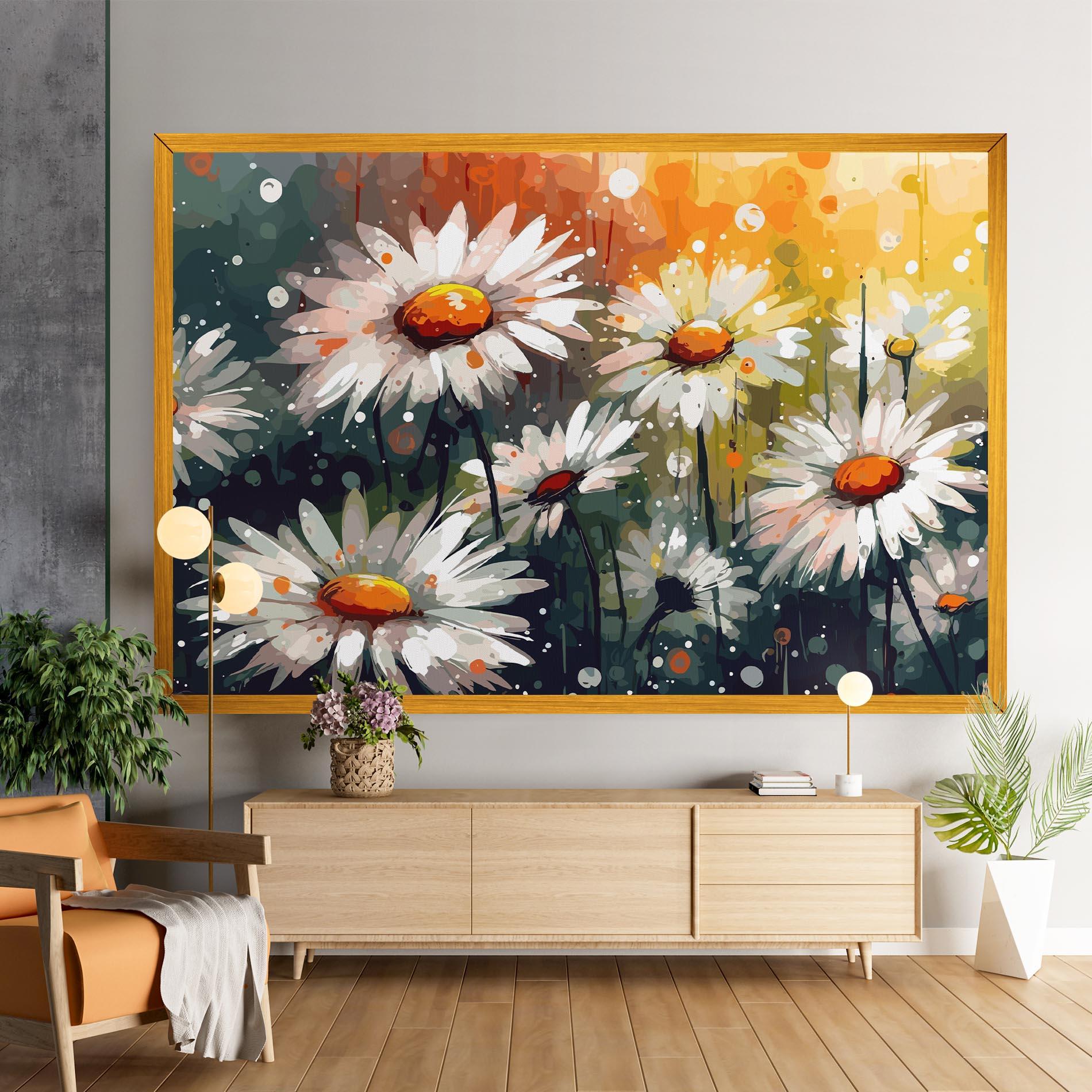 Tablou Canvas Daisy Art mockup 9