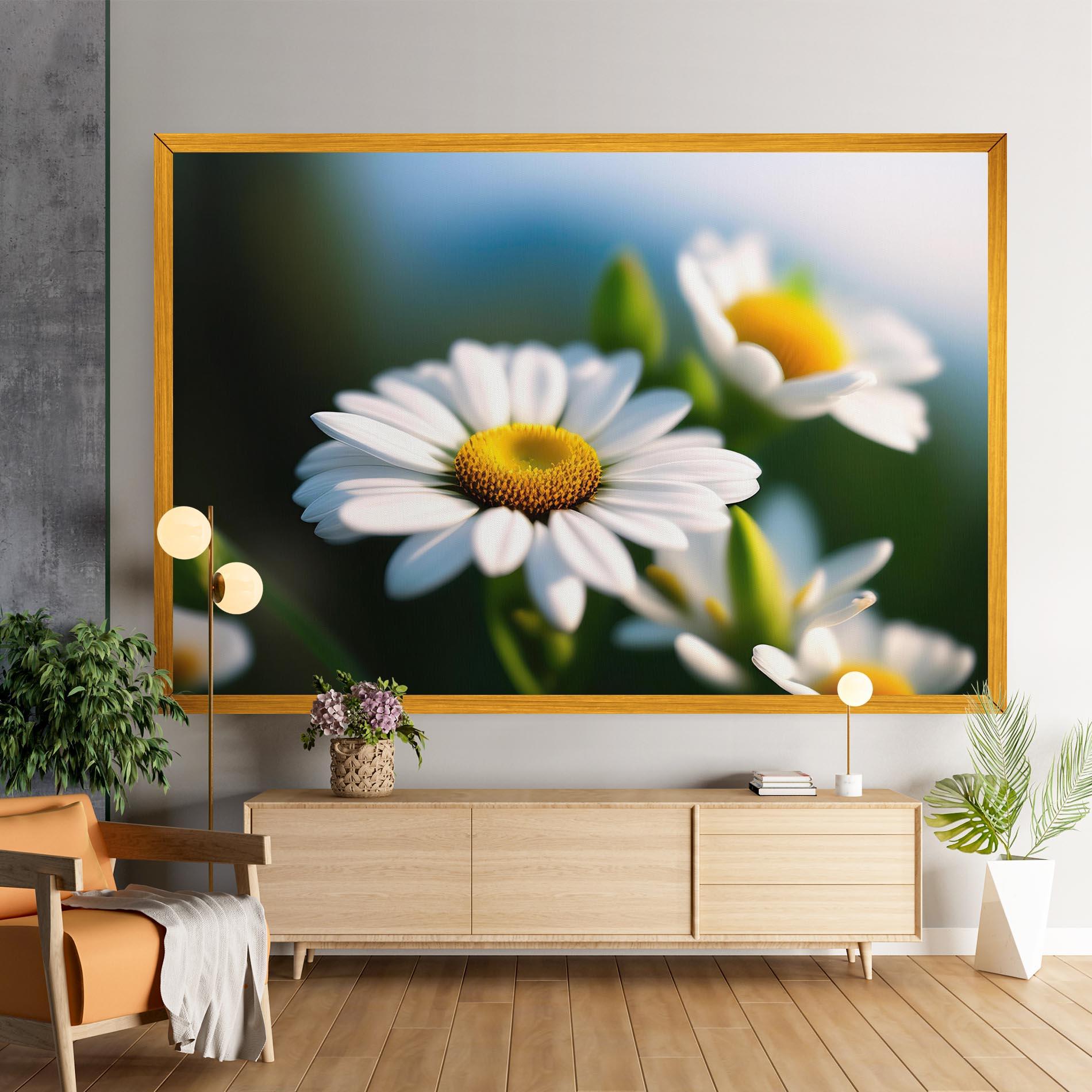 Tablou Canvas Daisy In The Sun mockup 9