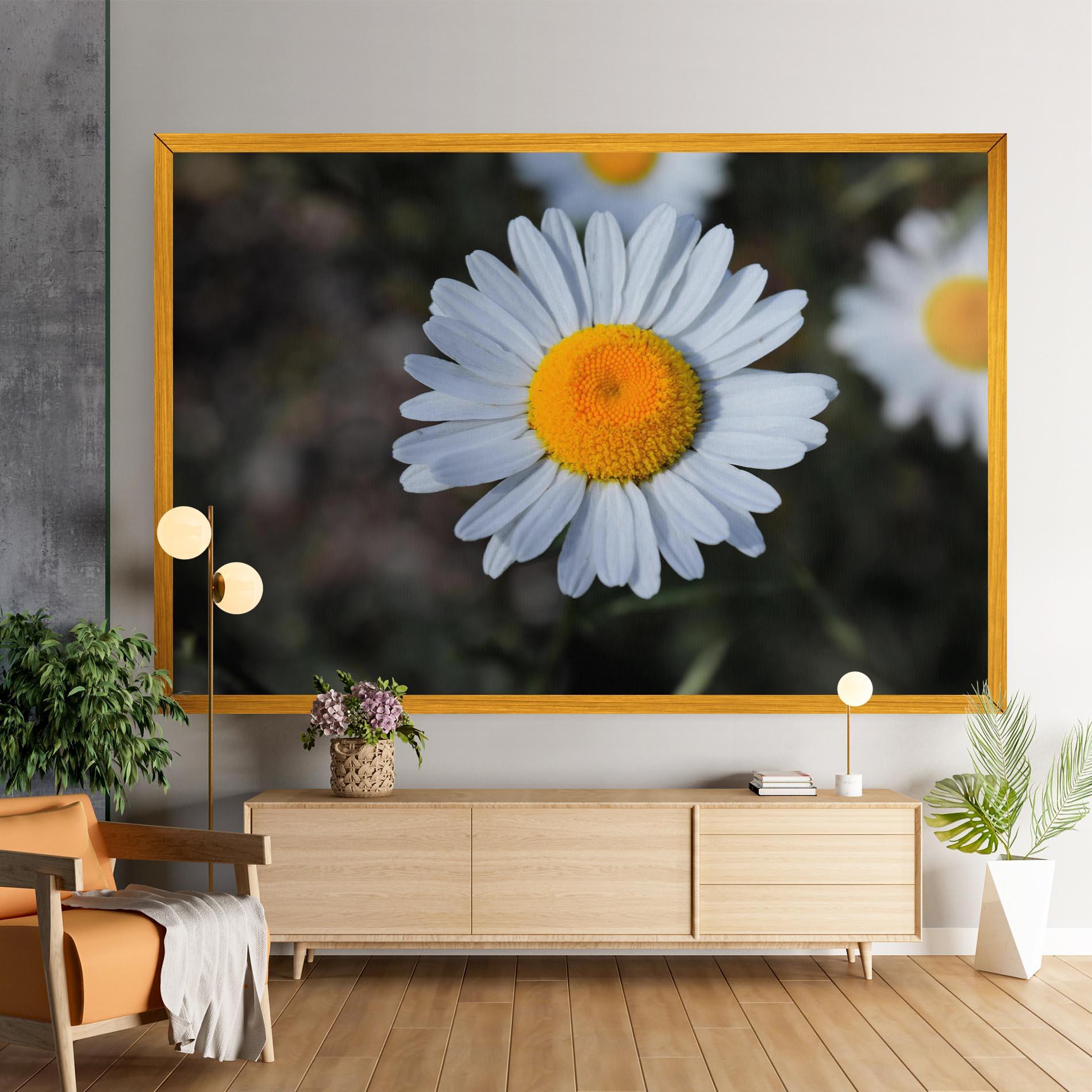 Tablou Canvas Strong Yellow Daisy mockup 9