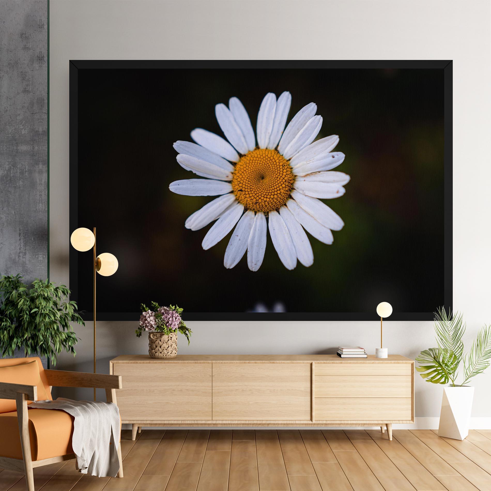 Tablou Canvas Big Yellow Center Daisy mockup 9