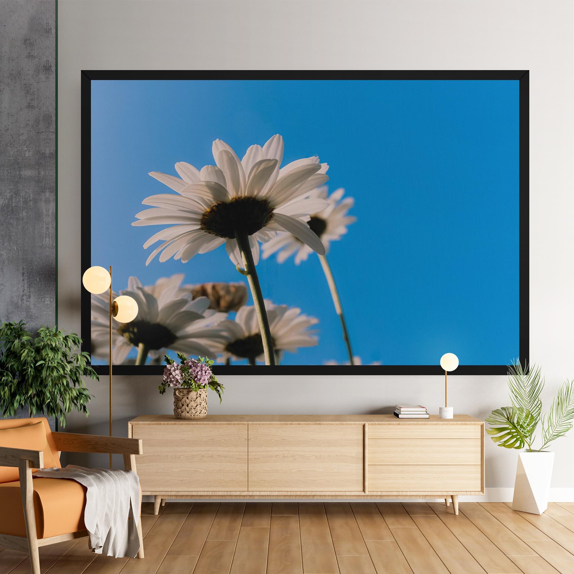 Tablou Canvas Blue Sky Daisy mockup 9