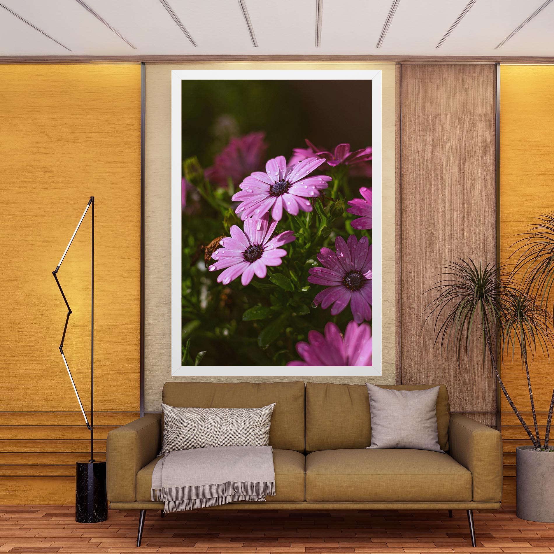 Tablou Canvas Purple Daisy mockup 9