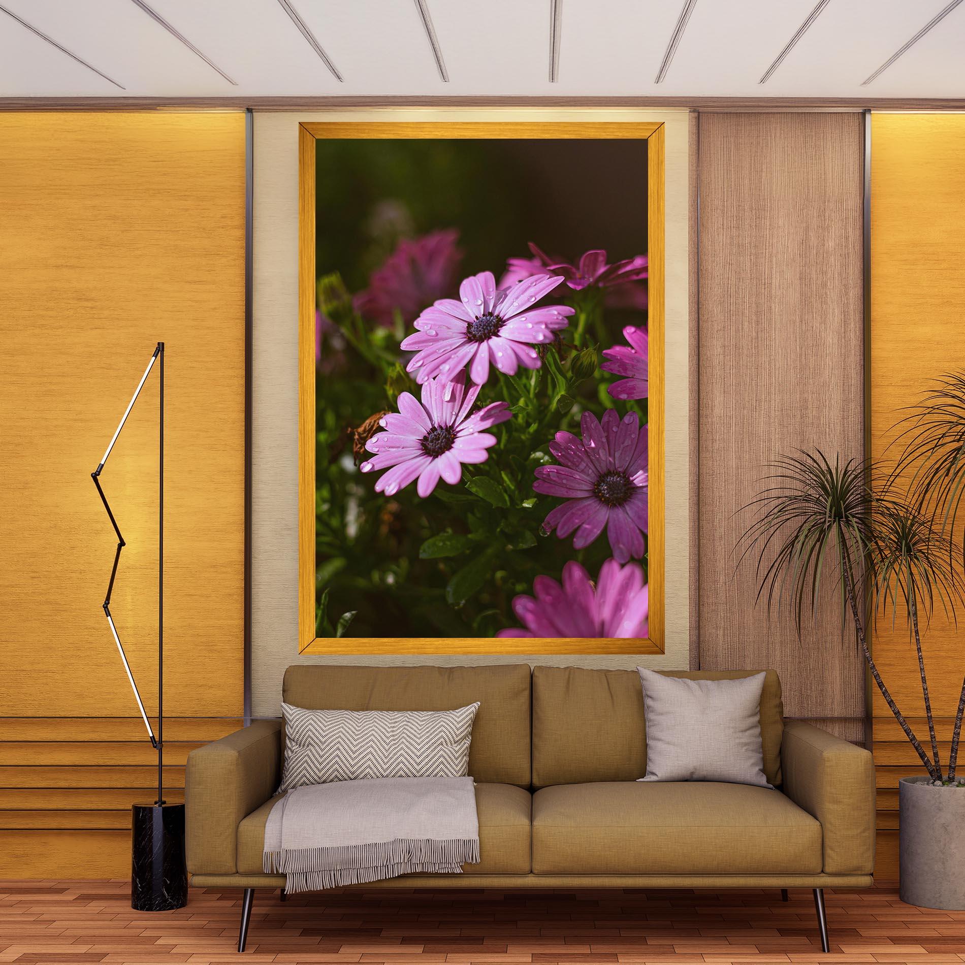 Tablou Canvas Purple Daisy mockup 9