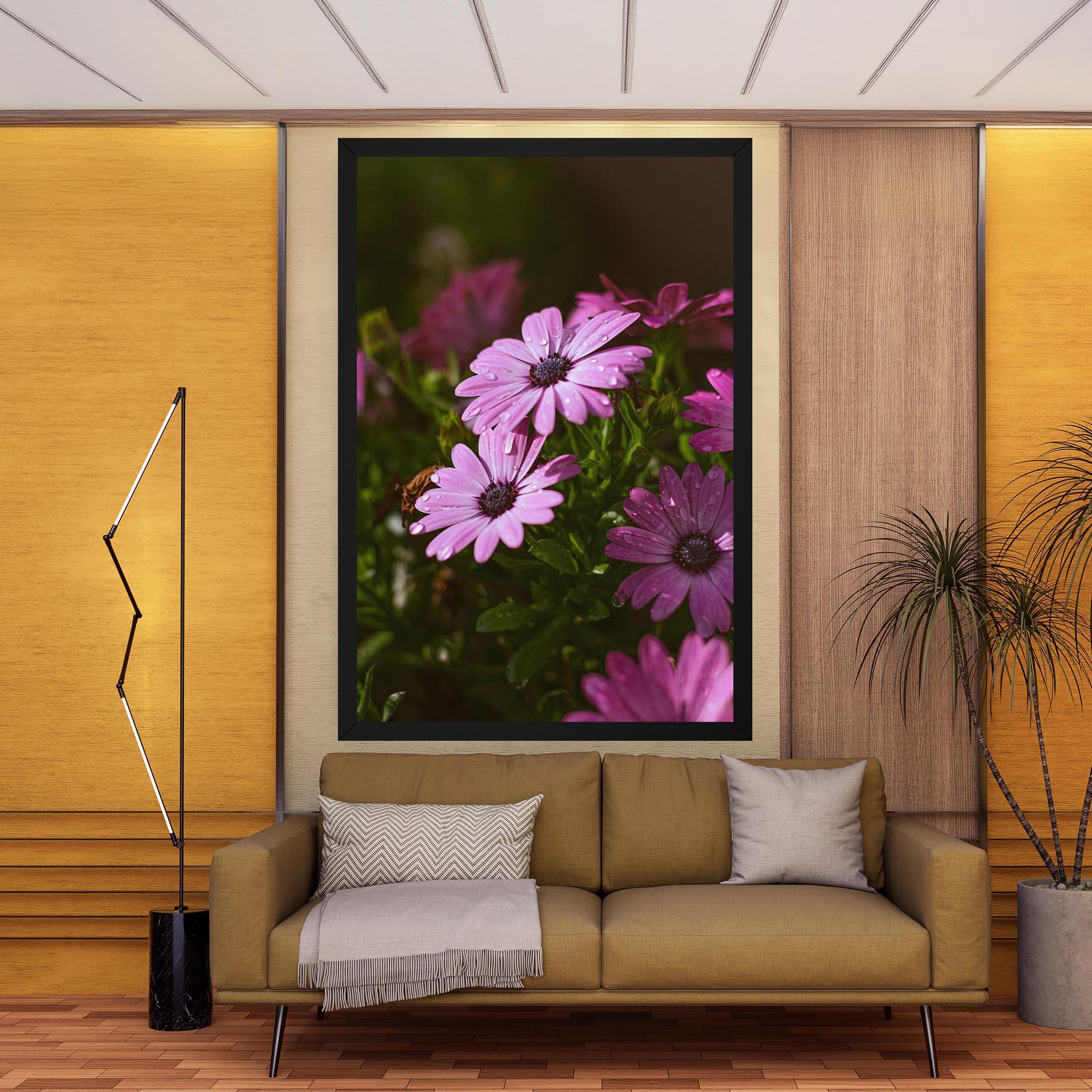 Tablou Canvas Purple Daisy mockup 9