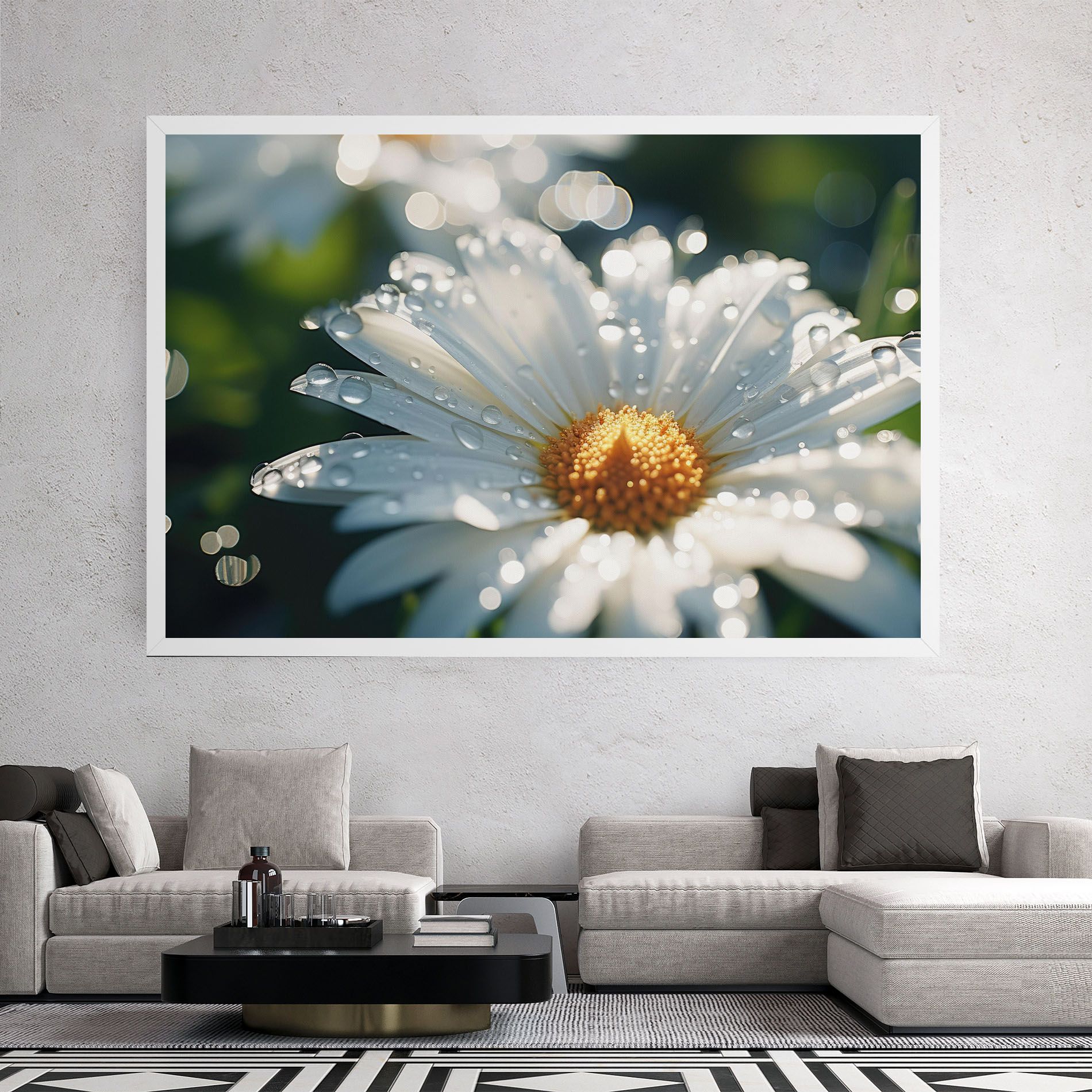 Daisy After Rain Close Up mockup 2