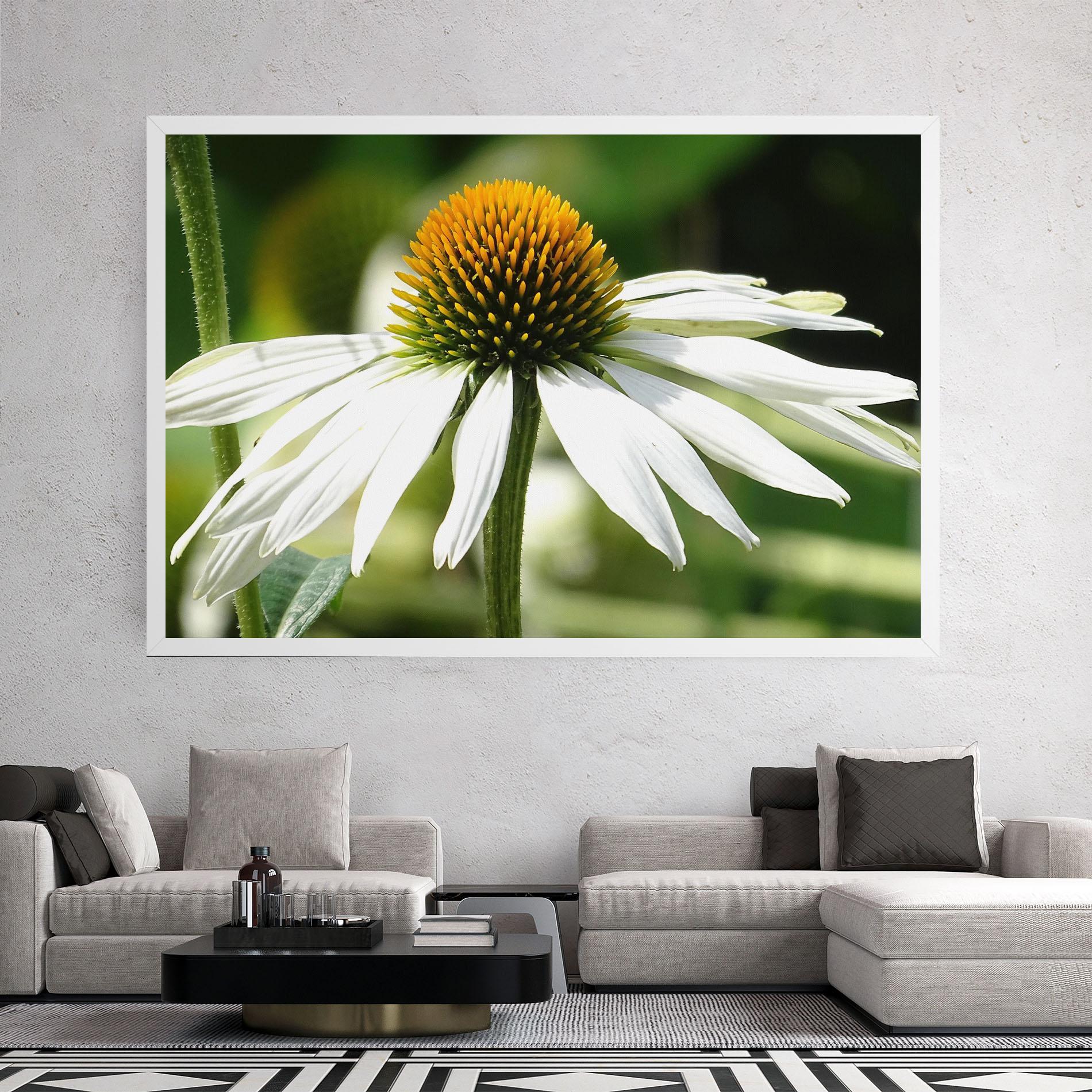 Tablou Canvas Green Daisy mockup 2