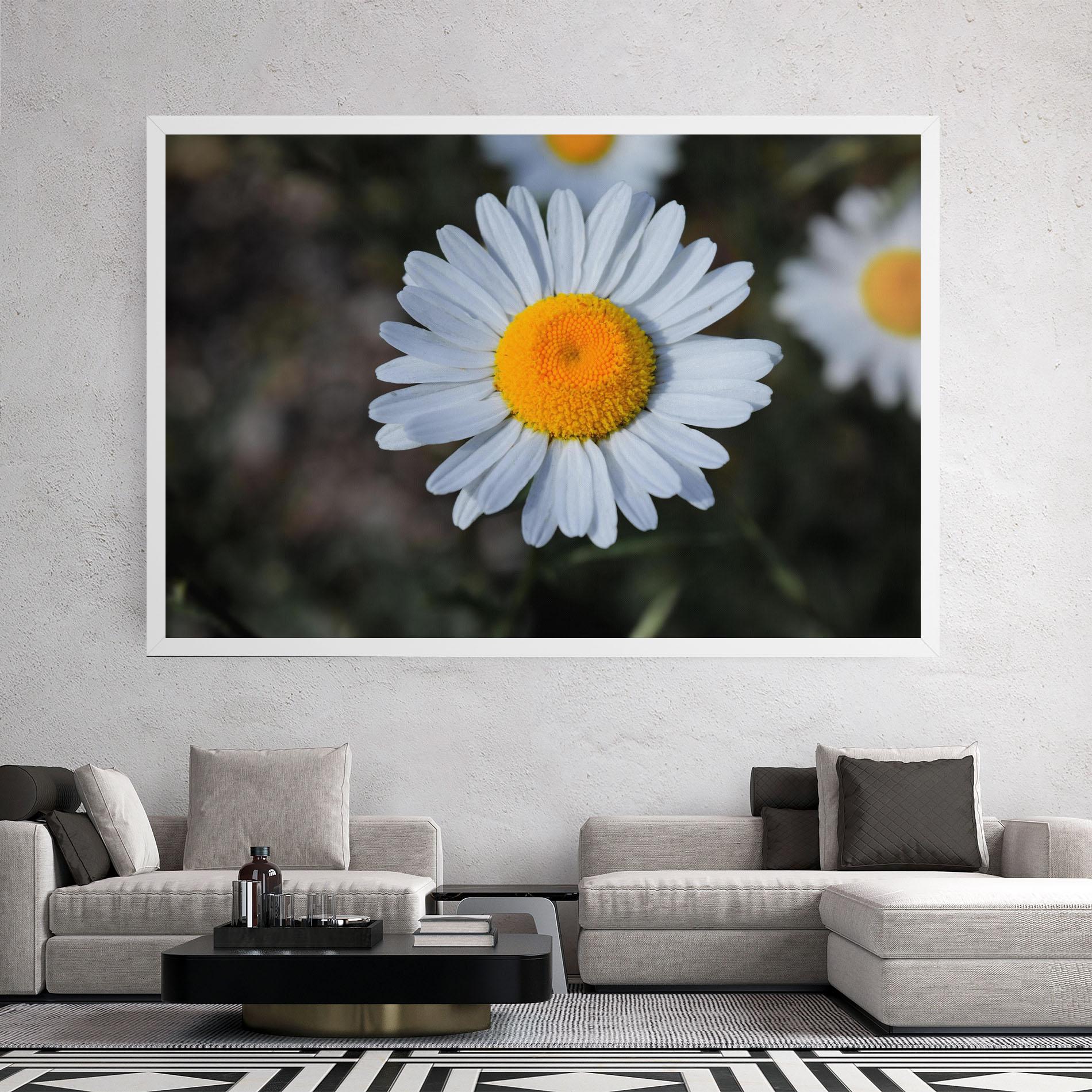 Tablou Canvas Strong Yellow Daisy mockup 2