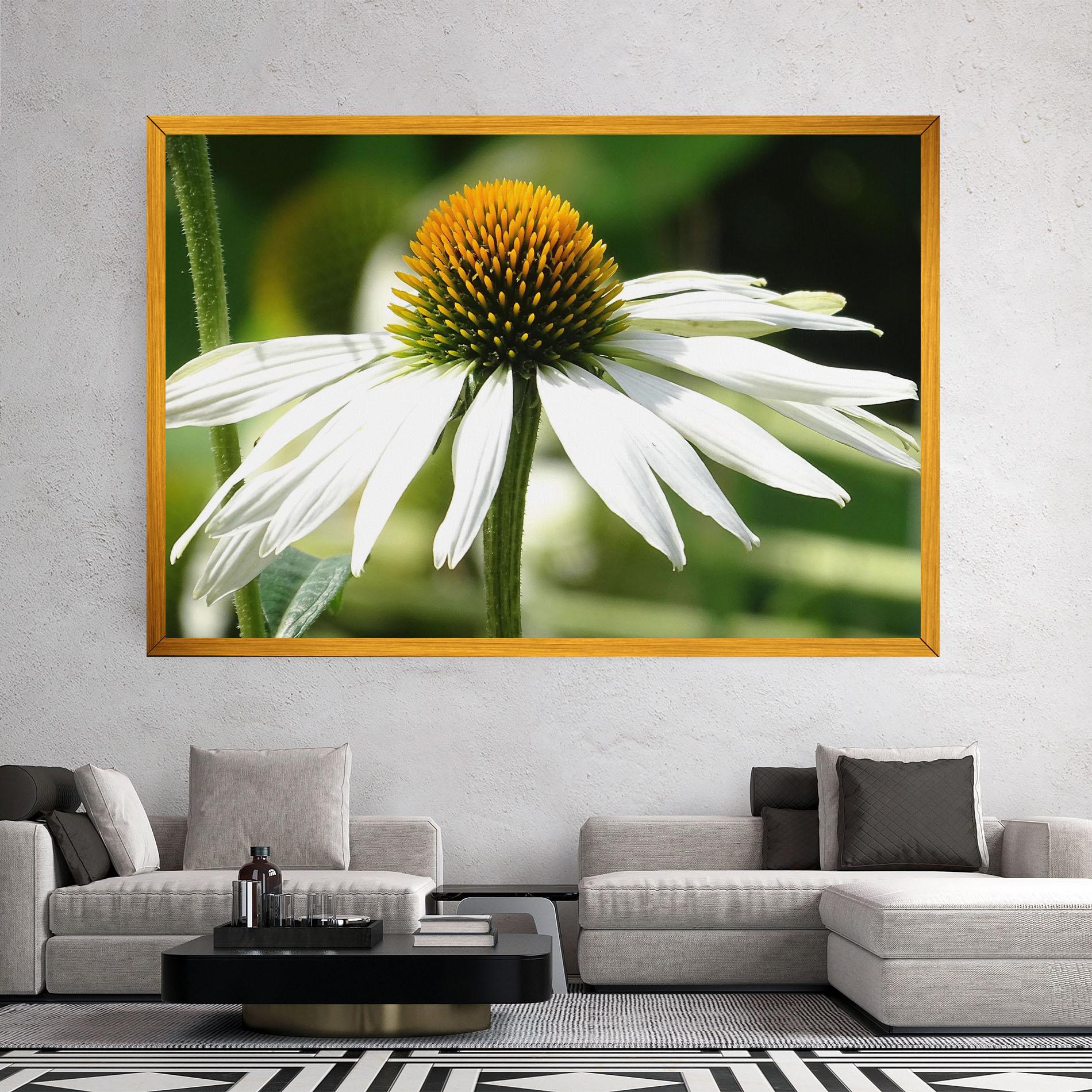 Tablou Canvas Green Daisy mockup 2